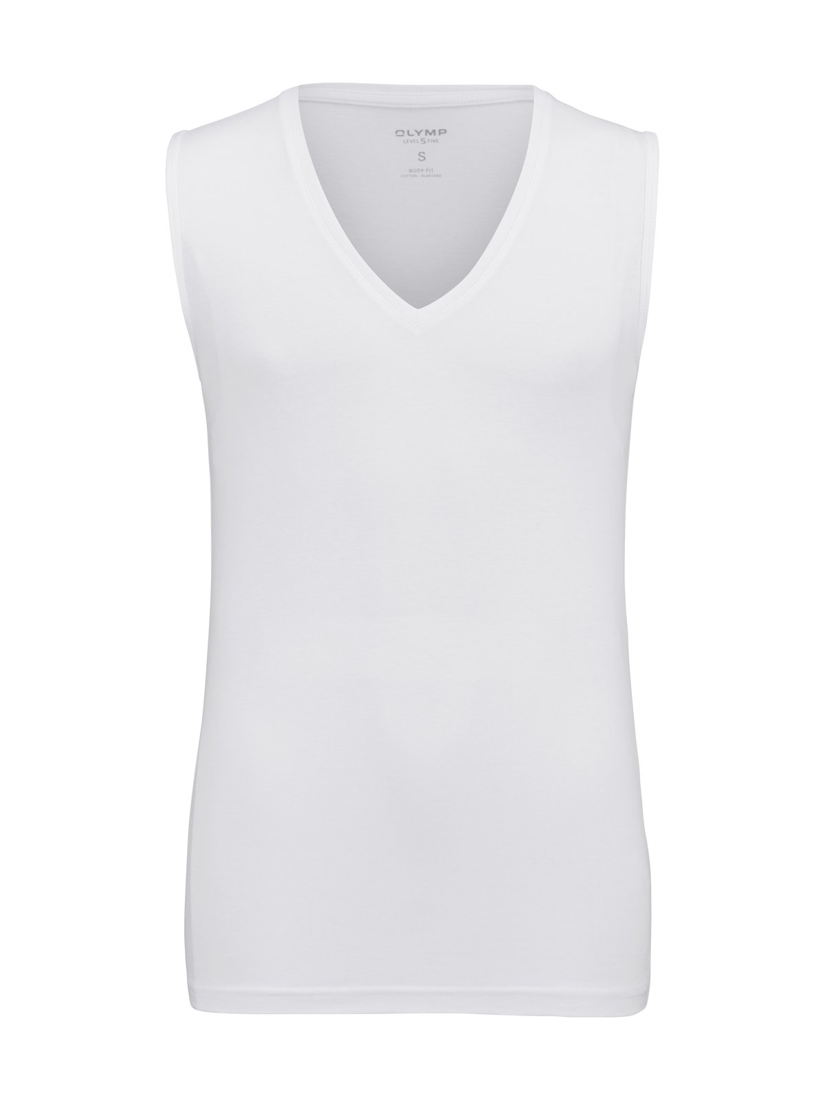 T-Shirt Herren Weiß – OLYMP Level Five Unterzieh-T-Shirt Body Fit