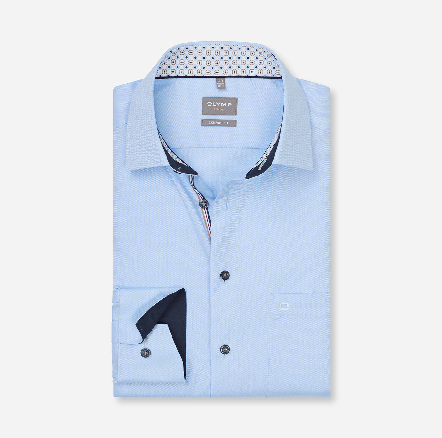 Hemd Herren Bleu – OLYMP Luxor Comfort Fit