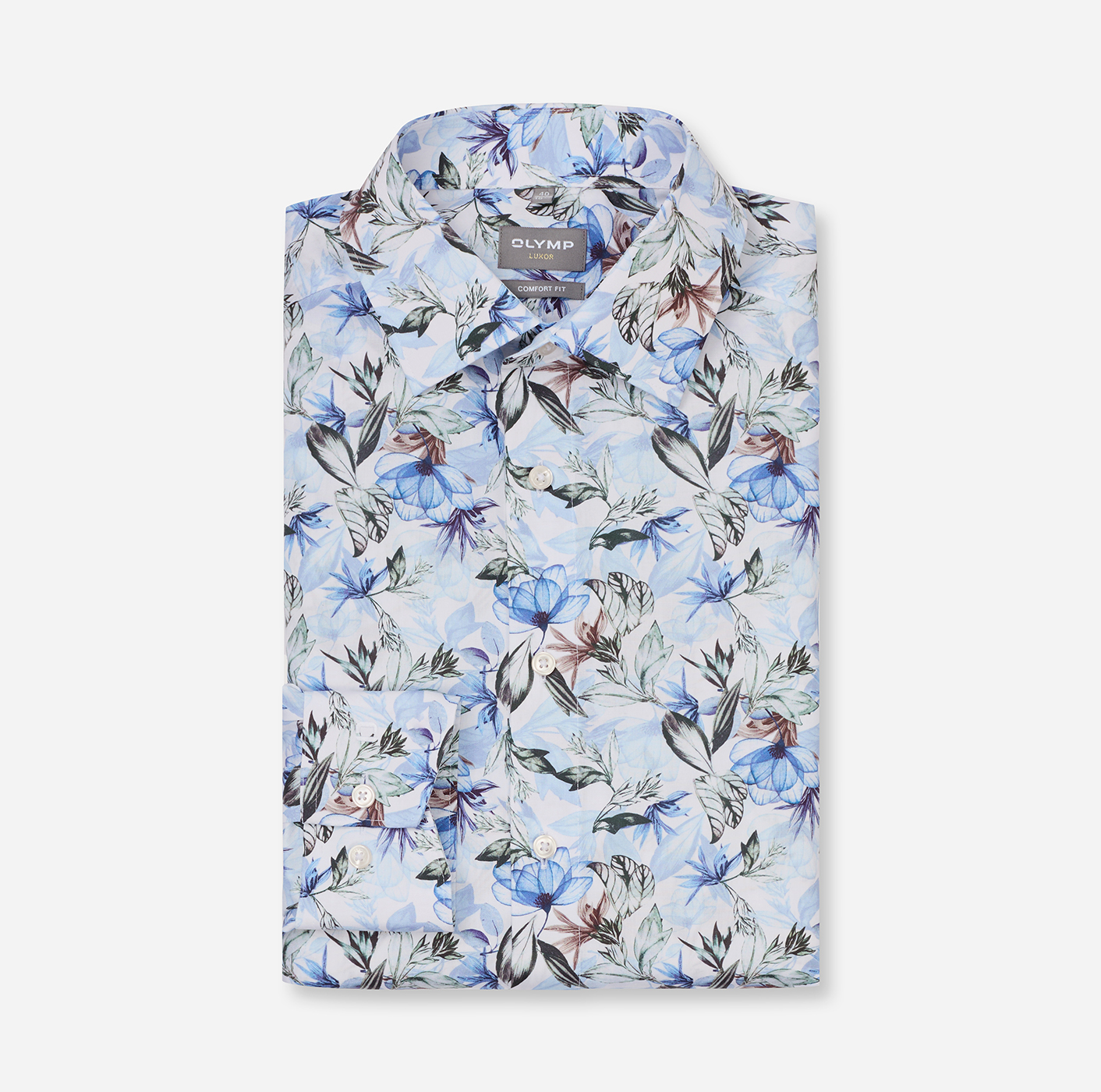 Hemd Herren Bleu – OLYMP Luxor Comfort Fit