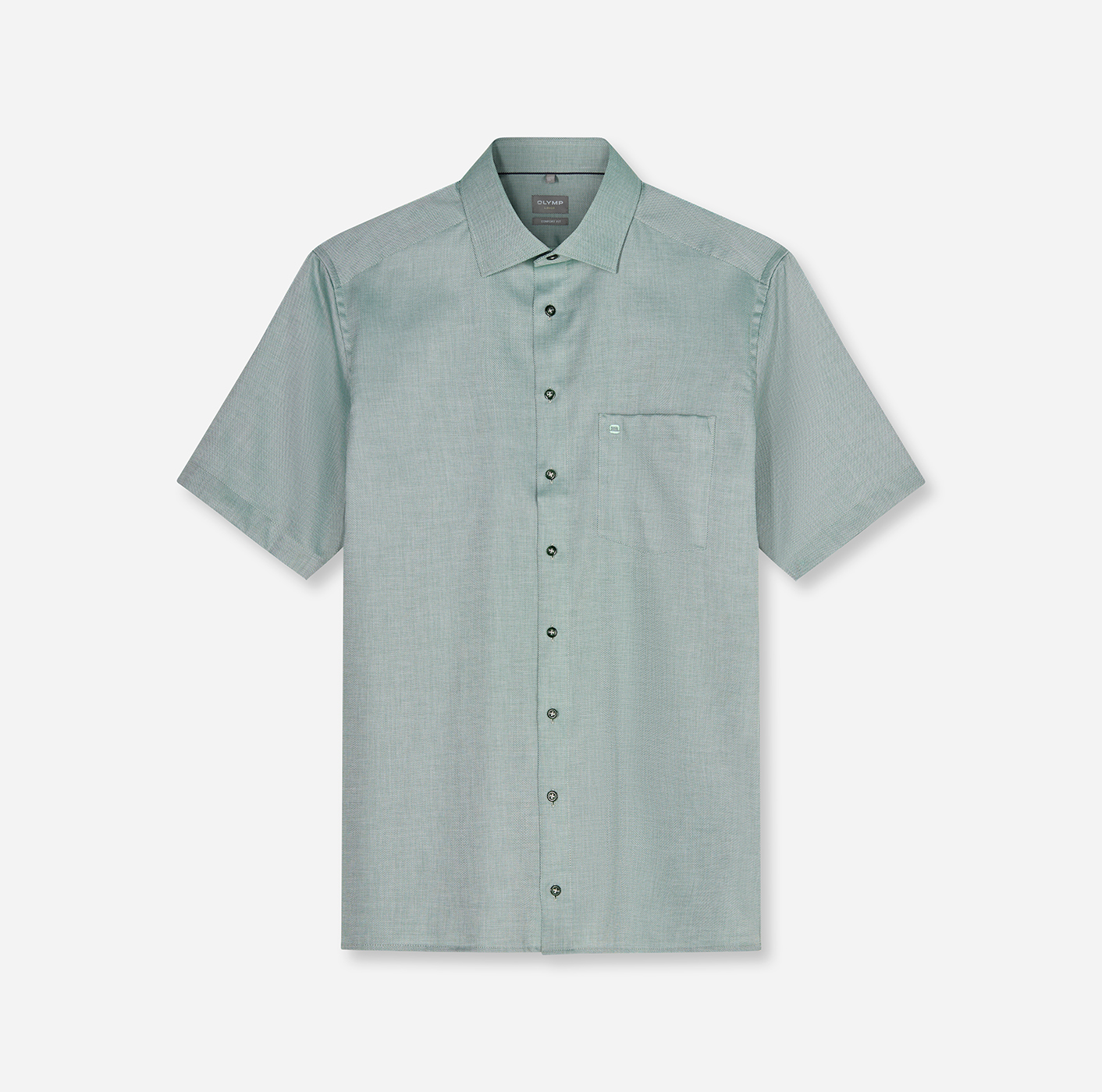 Hemd Herren Grün – OLYMP Luxor Comfort Fit, Detailansicht
