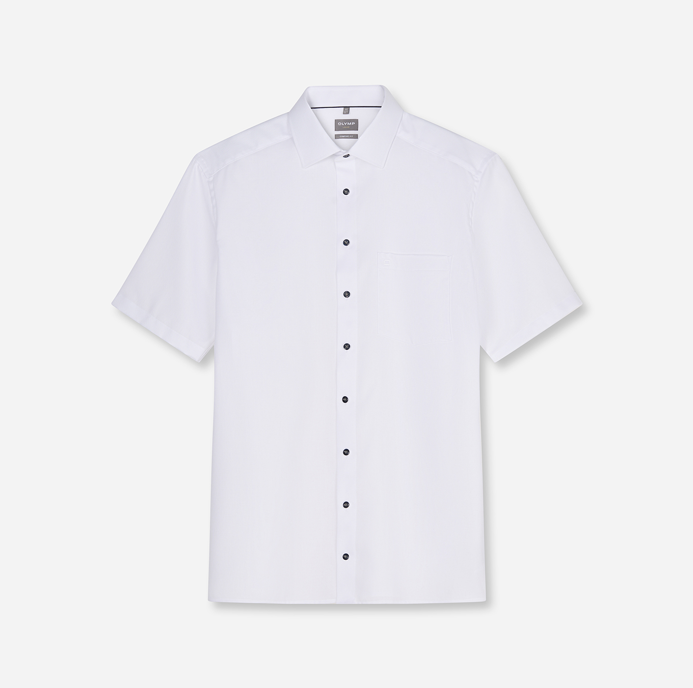 Hemd Herren Weiß – OLYMP Luxor Comfort Fit, Detailansicht
