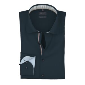 Hemd Herren Bleu – OLYMP Luxor 24/Seven Modern Fit