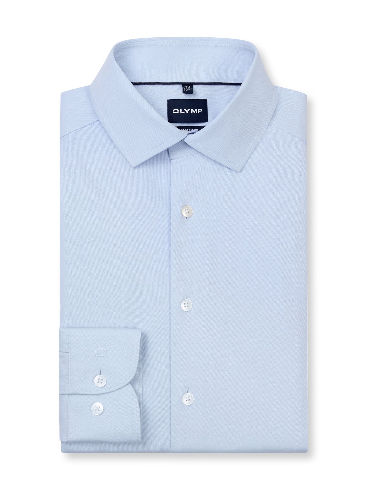 Hemd Herren Bleu – OLYMP Luxor 24/Seven Modern Fit