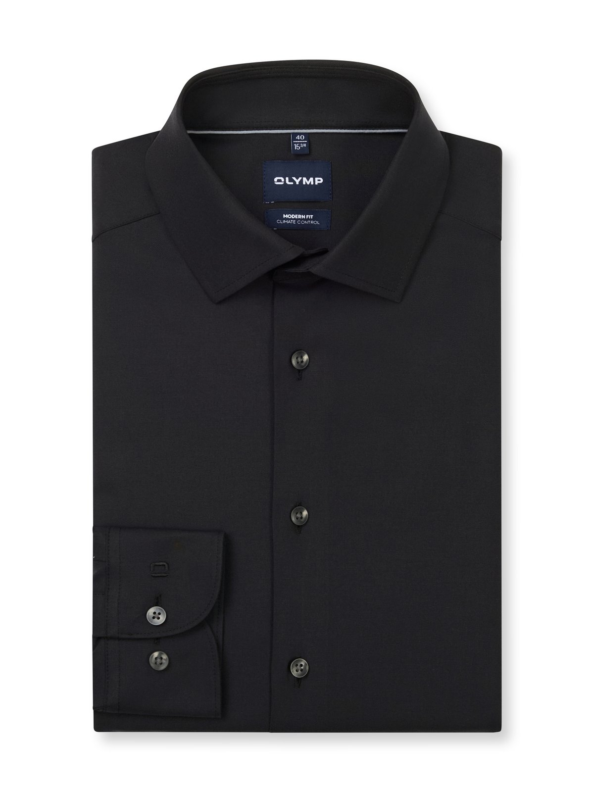 Hemd Herren Schwarz – OLYMP Luxor 24/Seven Modern Fit