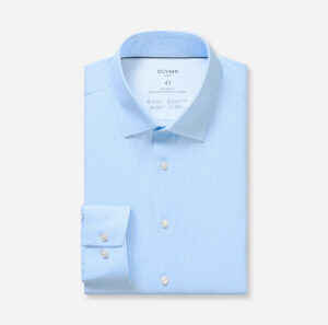 Hemd Herren Bleu – OLYMP Luxor 24/Seven Modern Fit