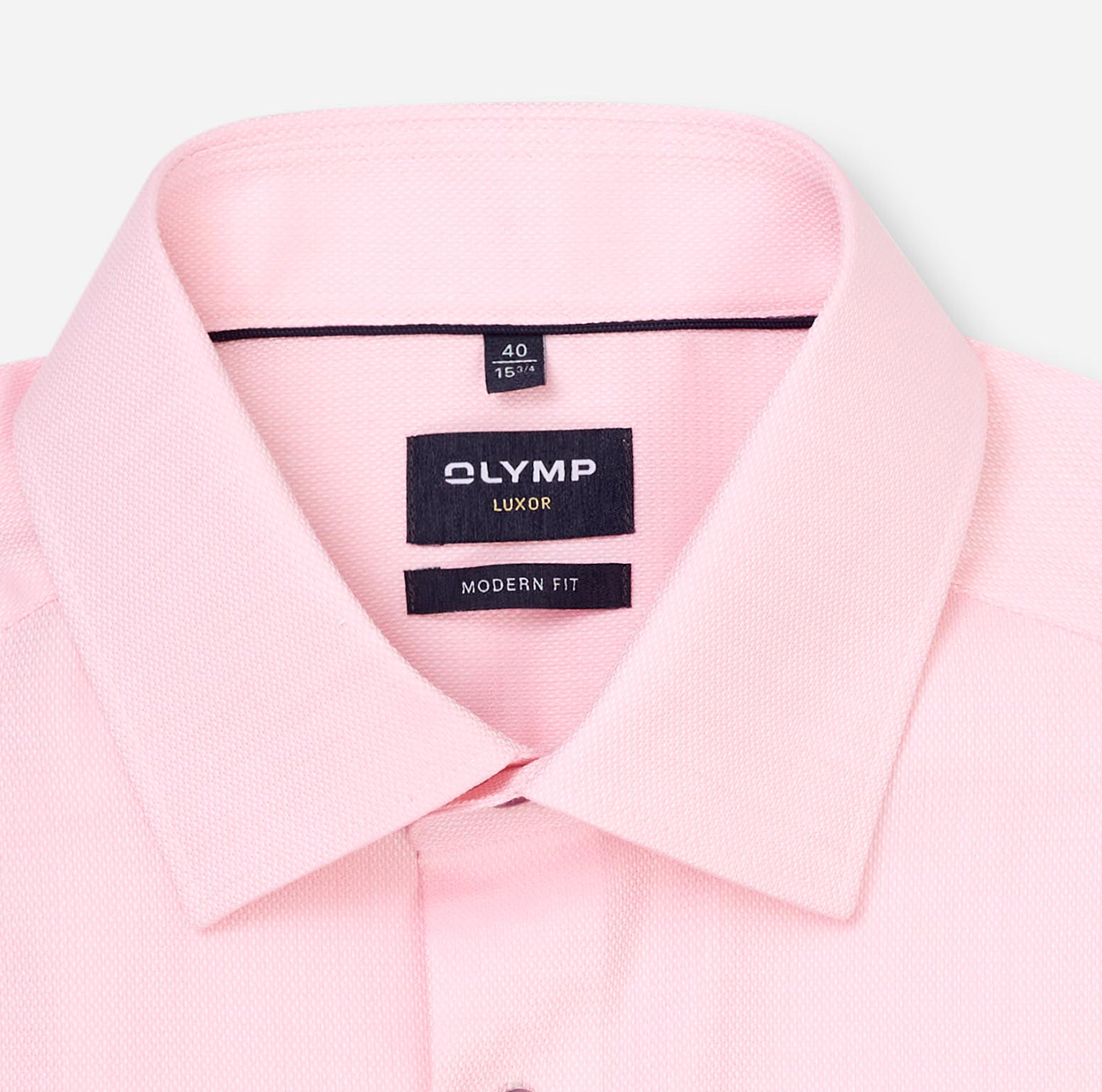 Hemd Herren Hellrosé – OLYMP Luxor Modern Fit, Detailansicht