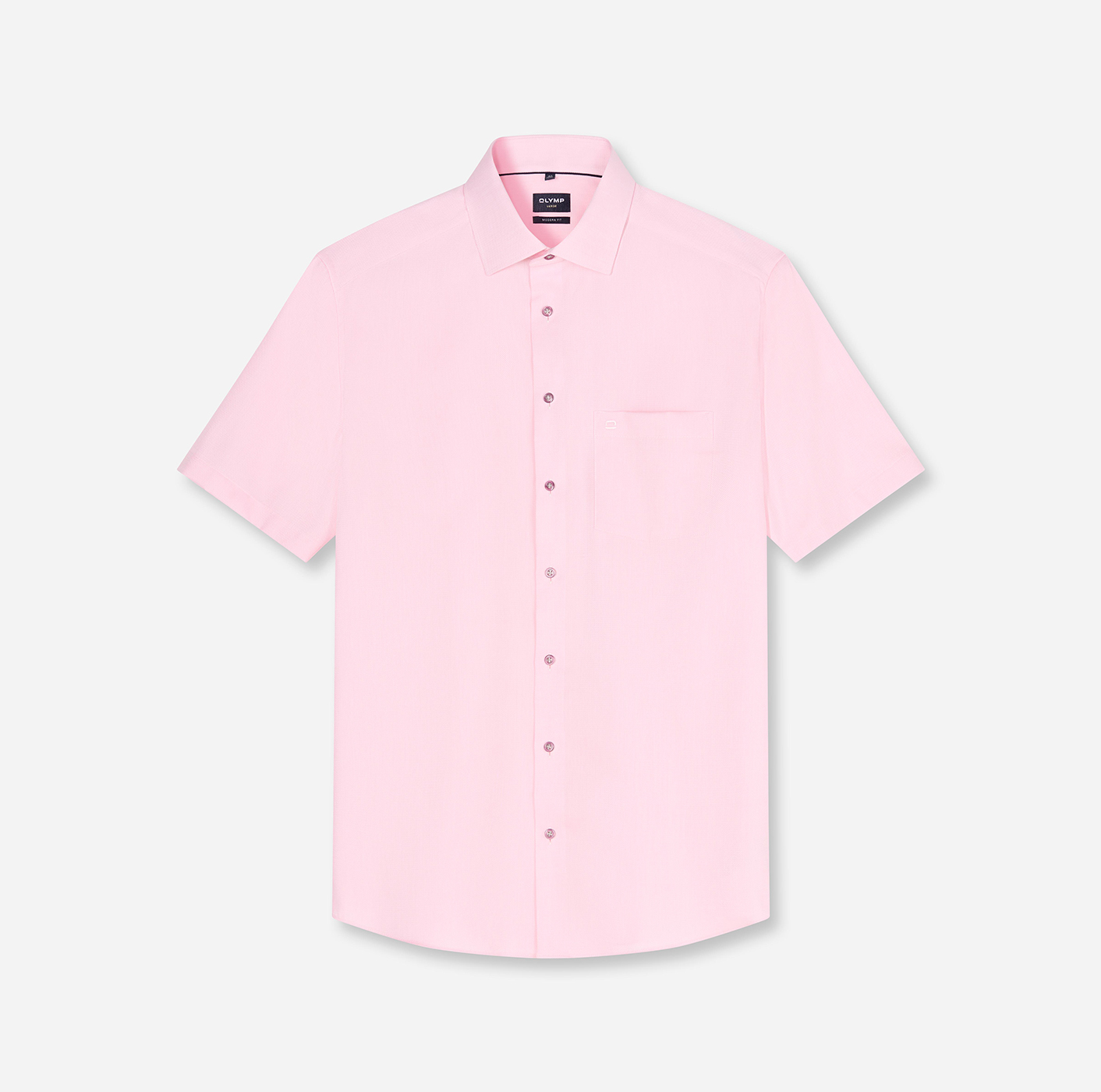 Hemd Herren Hellrosé – OLYMP Luxor Modern Fit, Detailansicht