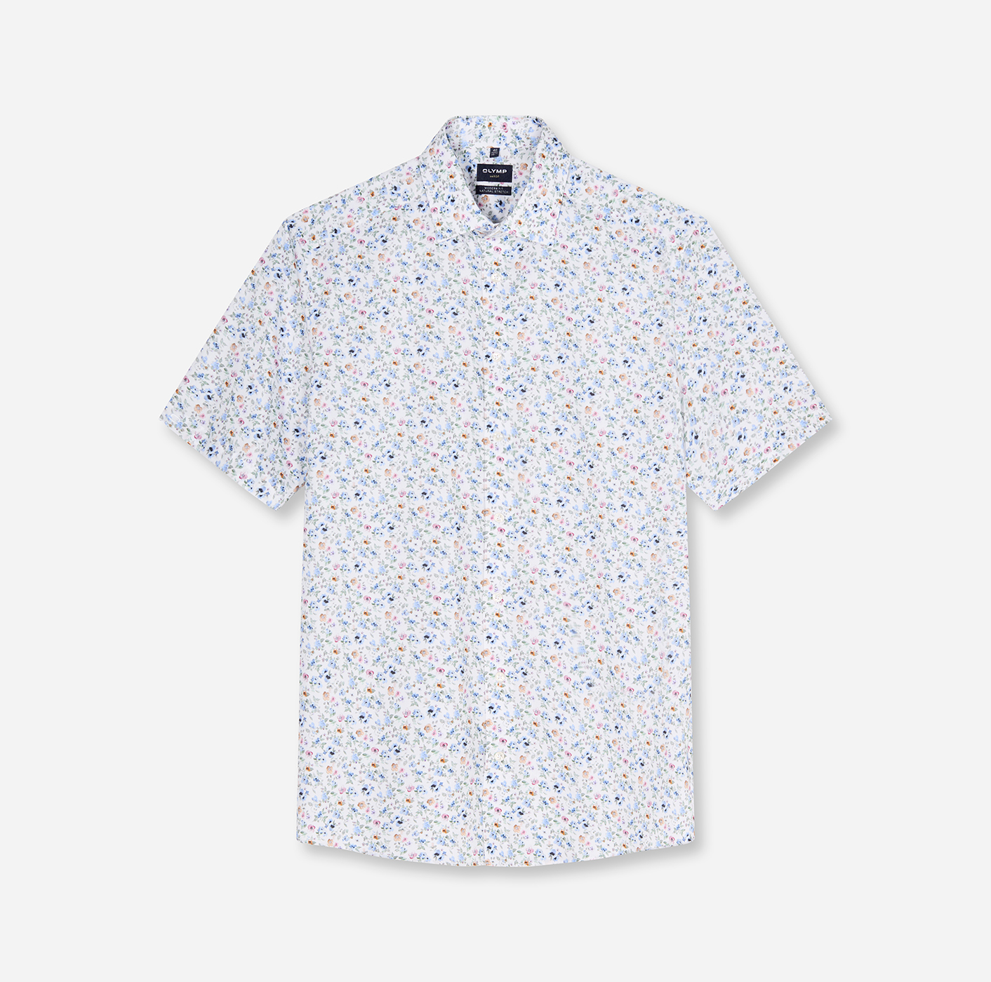 Hemd Herren Weiß – OLYMP Luxor Modern Fit, Detailansicht