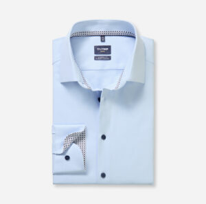 Hemd Herren Bleu – OLYMP Luxor 24/Seven Modern Fit