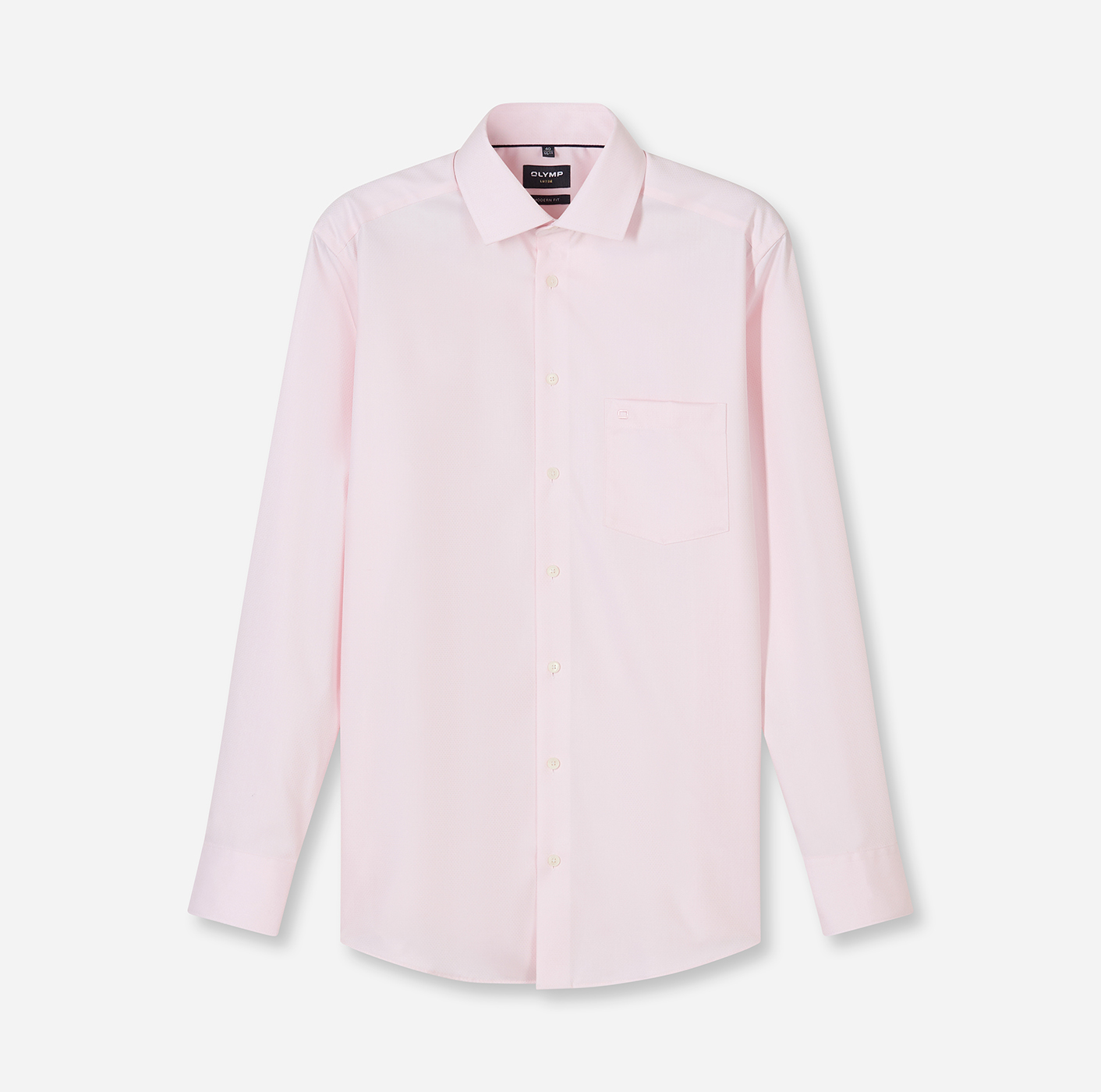 Hemd Herren Hellrosé – OLYMP Luxor Modern Fit, Detailansicht