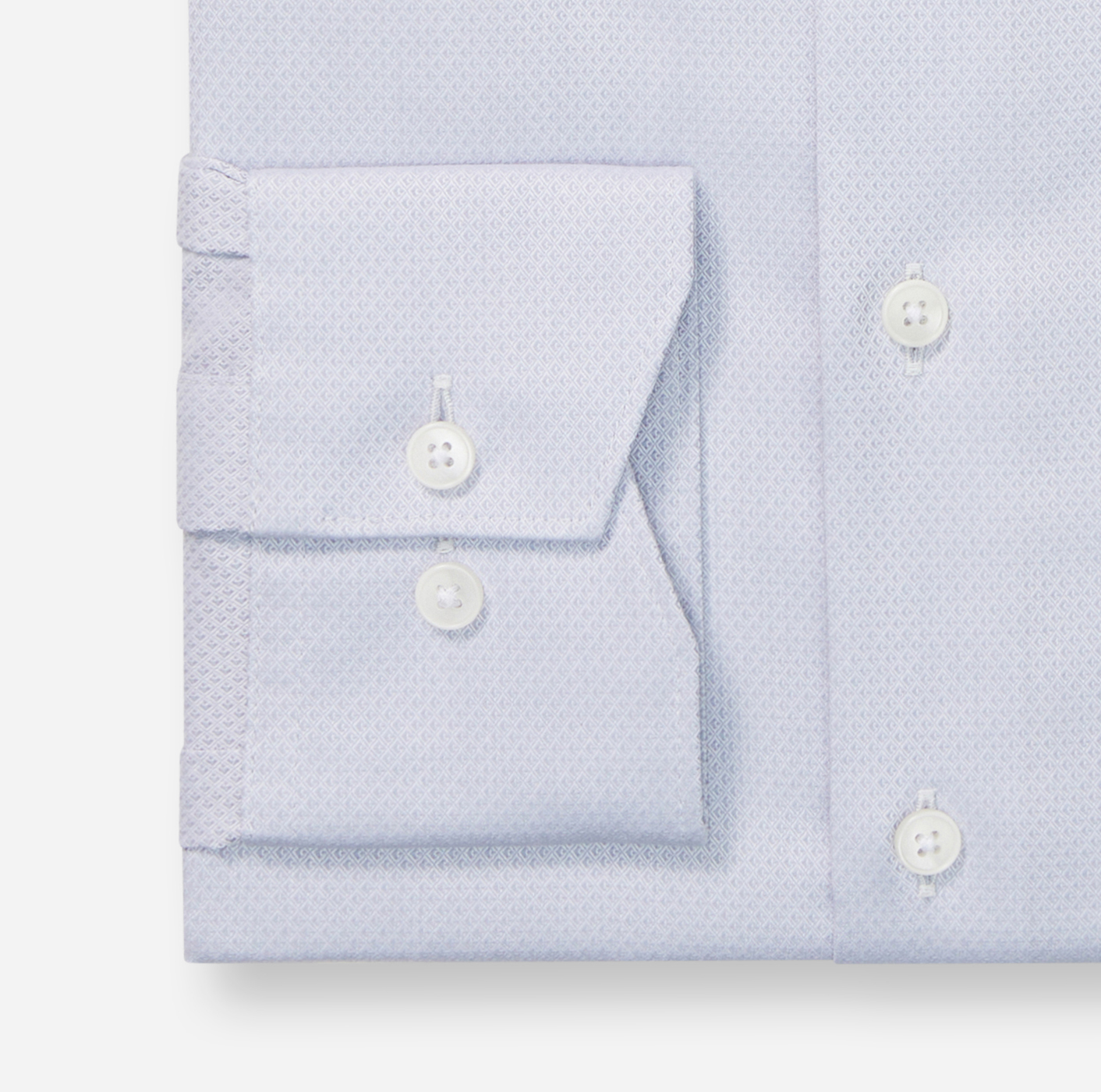 Hemd Herren Silbergrau – OLYMP Luxor Modern Fit, Detailansicht
