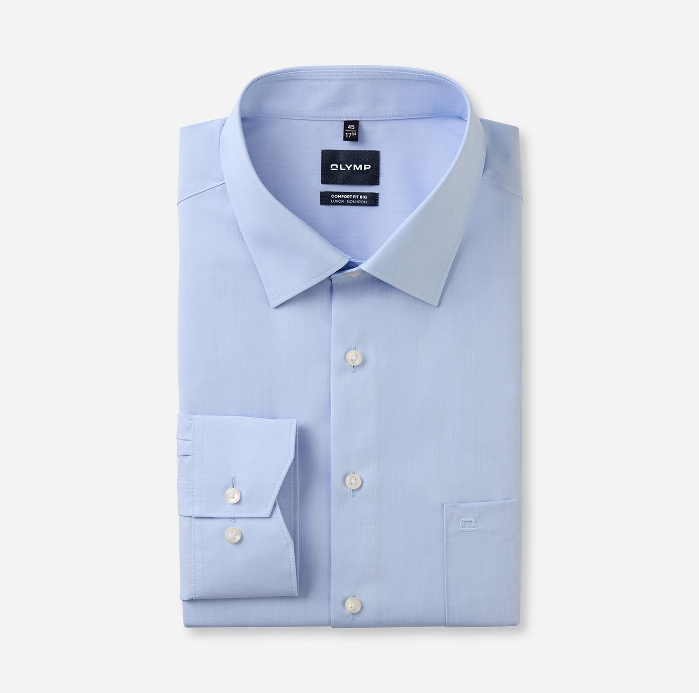 Hemd Herren Bleu – OLYMP Luxor Comfort Fit Big