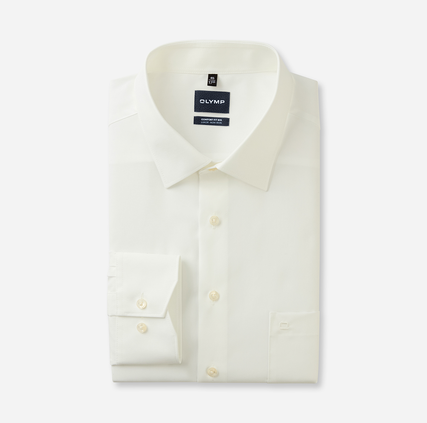 Hemd Herren Beige – OLYMP Luxor Comfort Fit Big