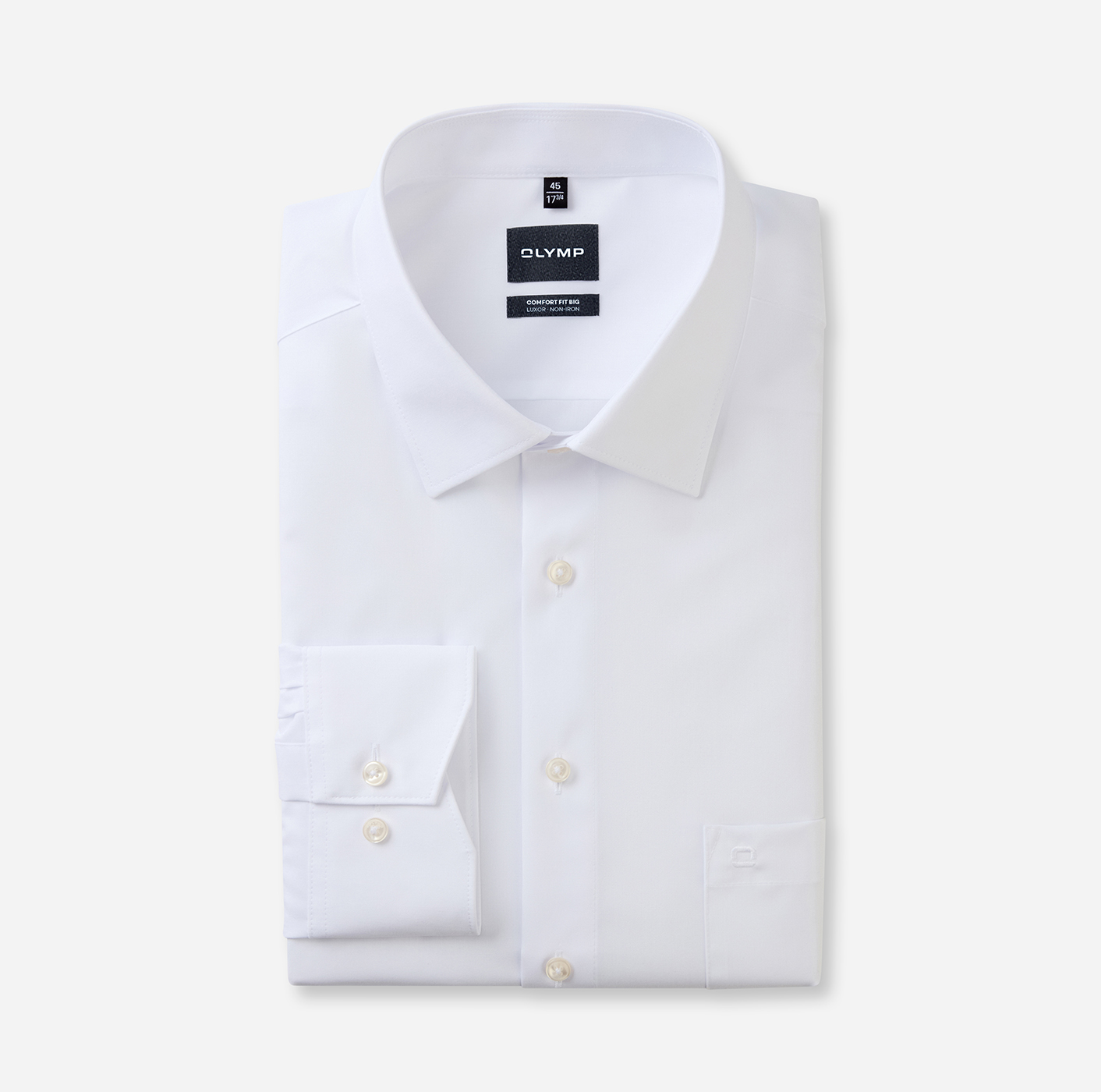 Hemd Herren Weiß – OLYMP Luxor Comfort Fit Big