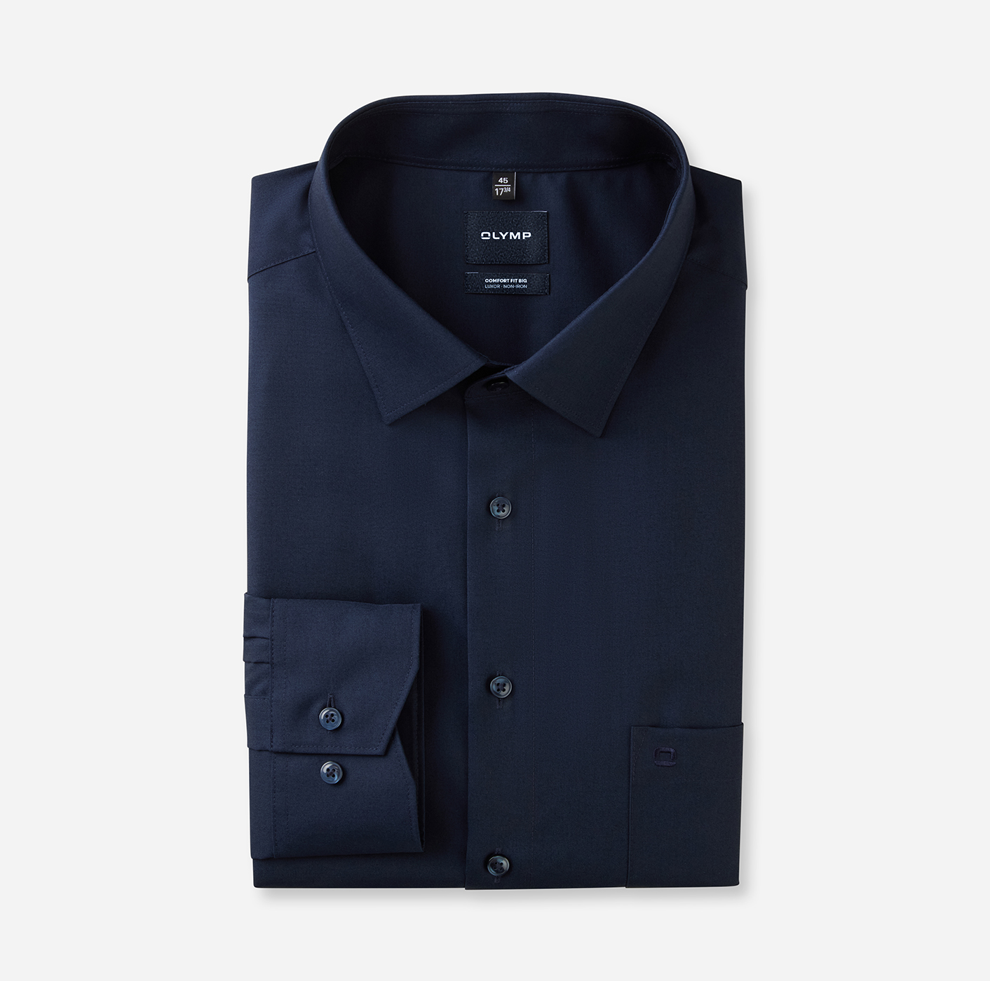 Hemd Herren Kobalt – OLYMP Luxor Comfort Fit Big