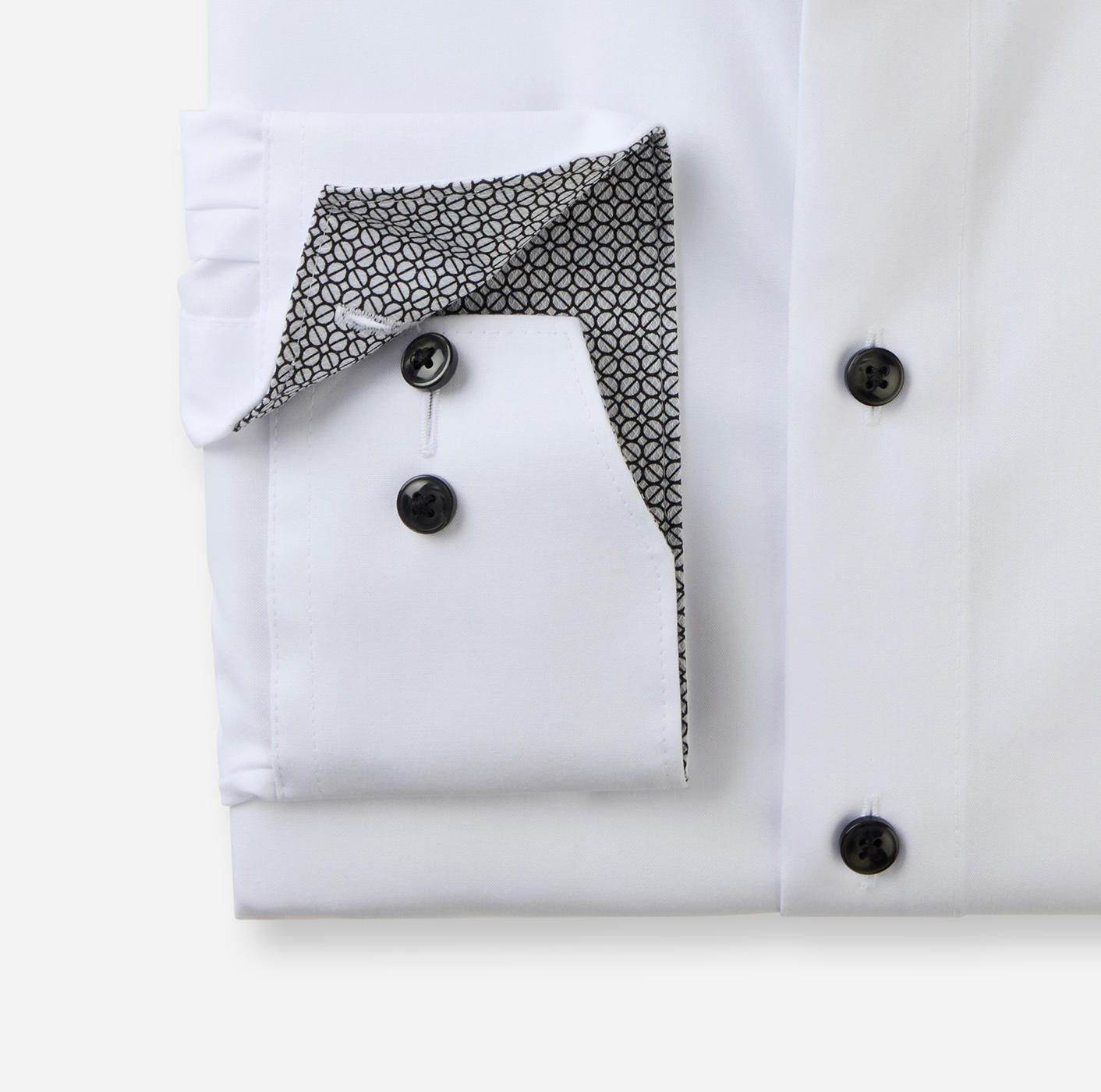 Hemd Herren Anthrazit – OLYMP Luxor Comfort Fit Big, Detailansicht