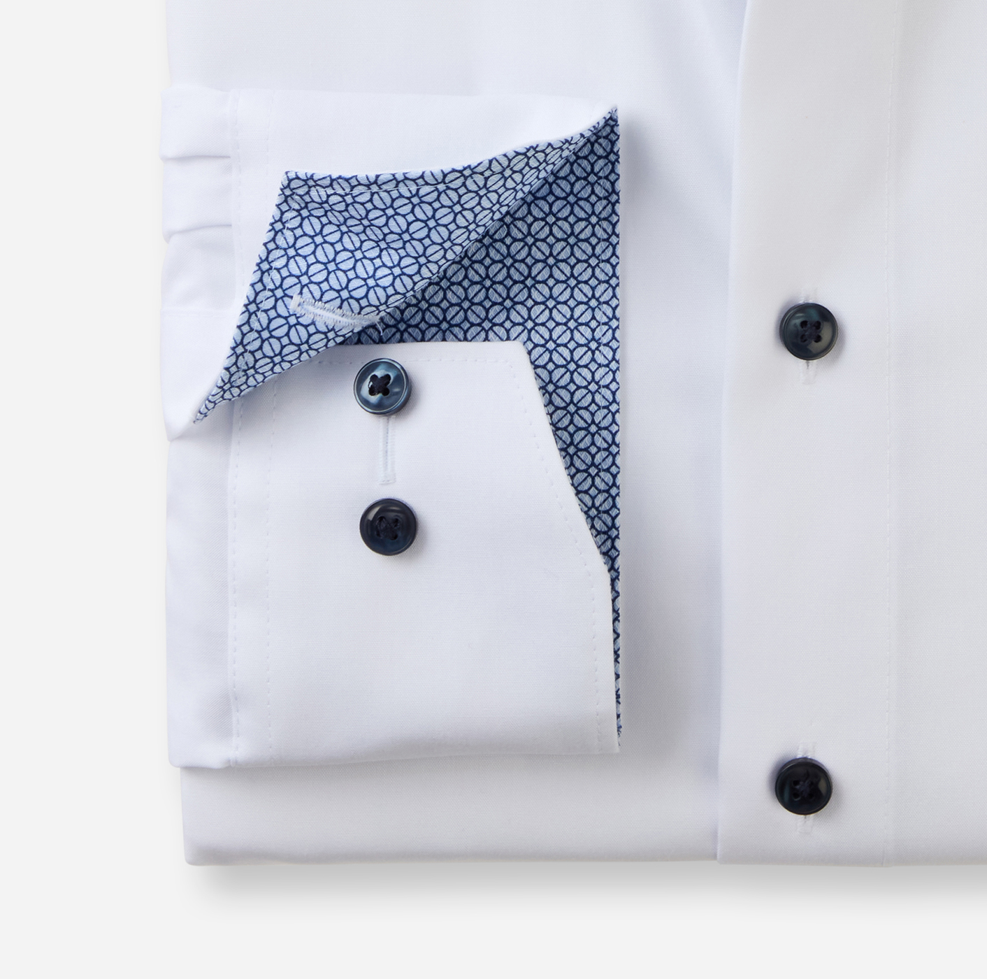 Hemd Herren Weiß – OLYMP Luxor Comfort Fit Big, Detailansicht