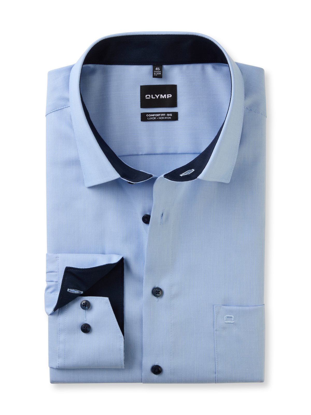 Hemd Herren Hellblau – OLYMP Luxor Comfort Fit Big