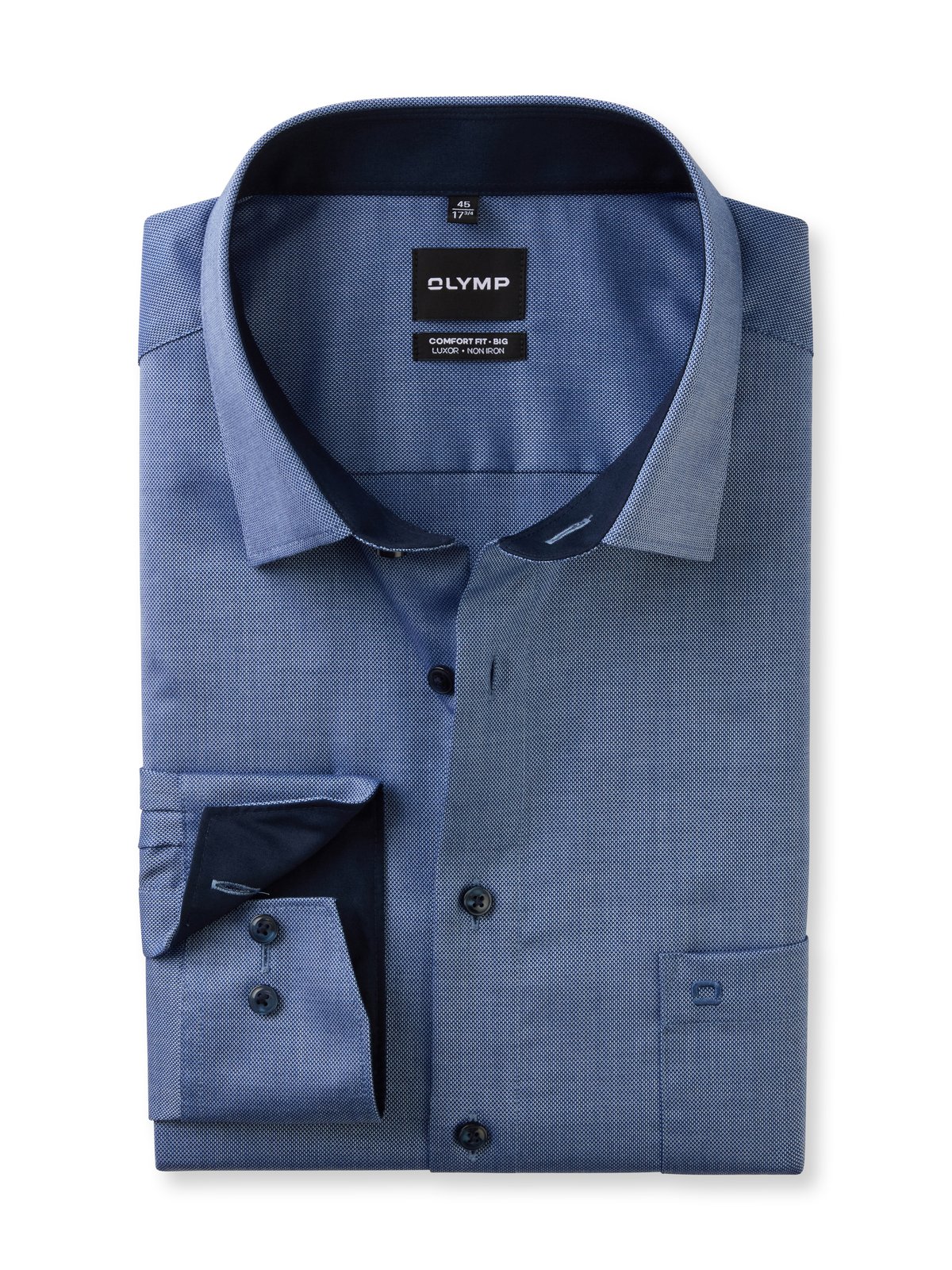 Hemd Herren Marine – OLYMP Luxor Comfort Fit Big
