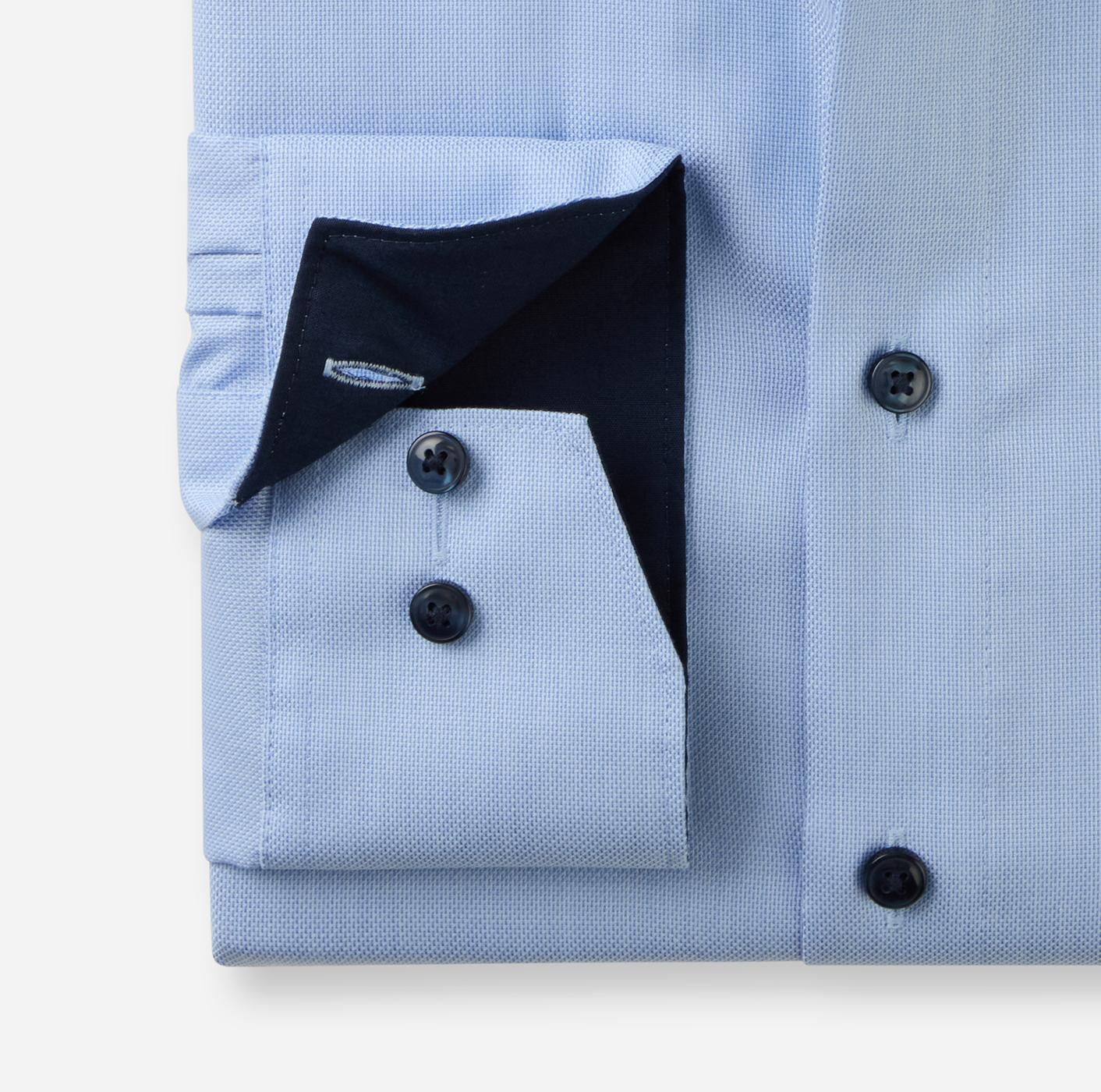 Hemd Herren Hellblau – OLYMP Luxor Comfort Fit Big, Detailansicht