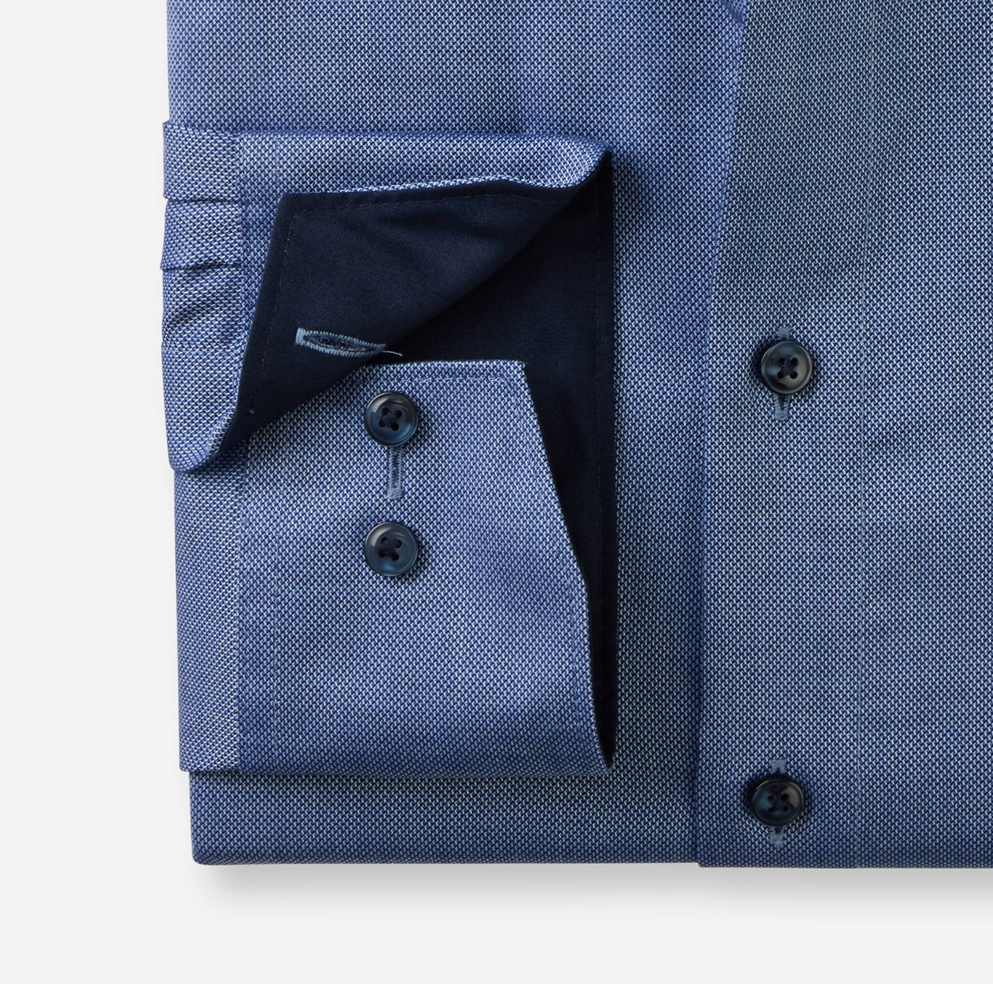 Hemd Herren Marine – OLYMP Luxor Comfort Fit Big, Detailansicht