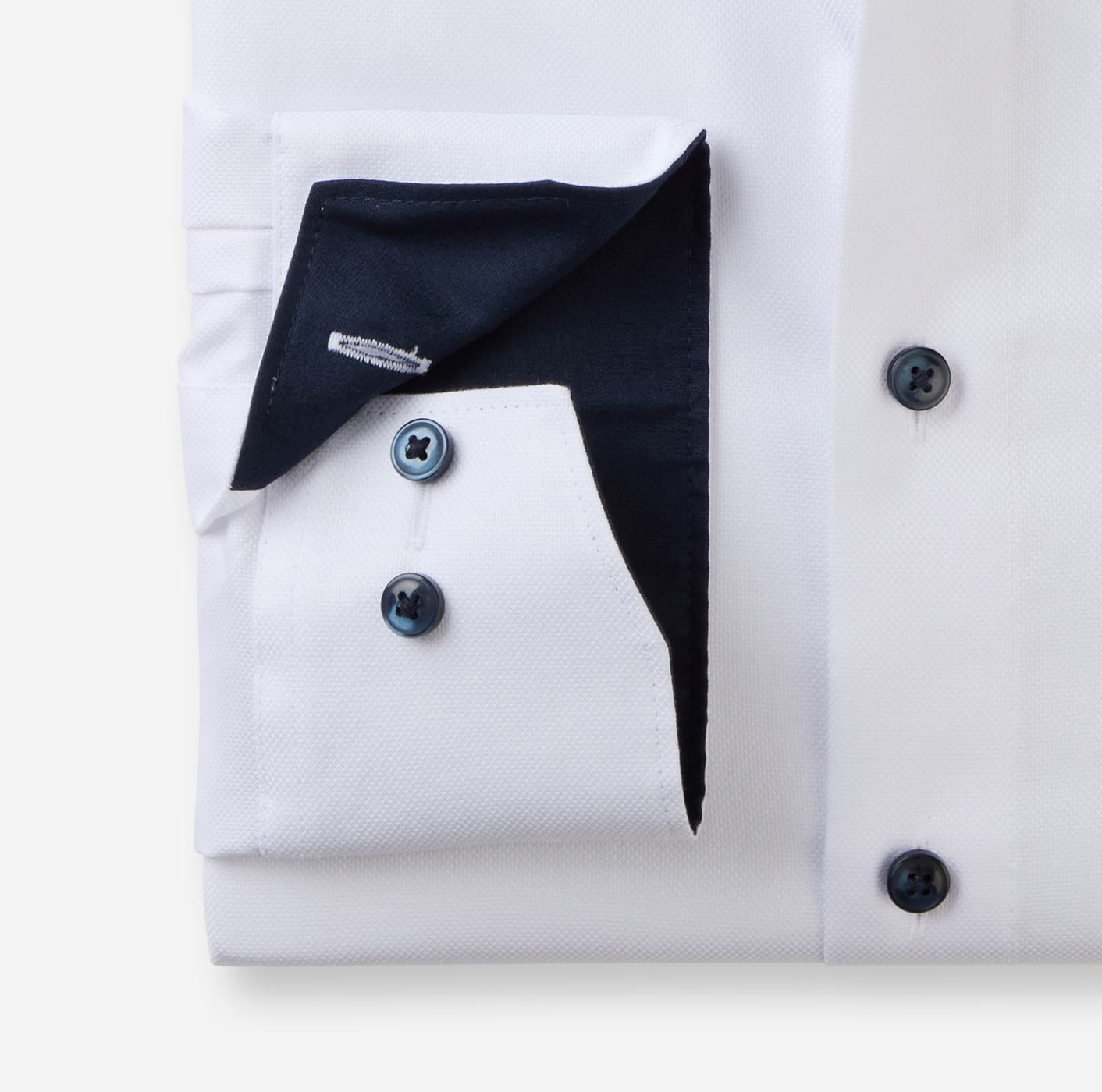 Hemd Herren Weiß – OLYMP Luxor Comfort Fit Big, Detailansicht