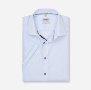 Hemd Herren Bleu – OLYMP Level Five 24/Seven Body Fit