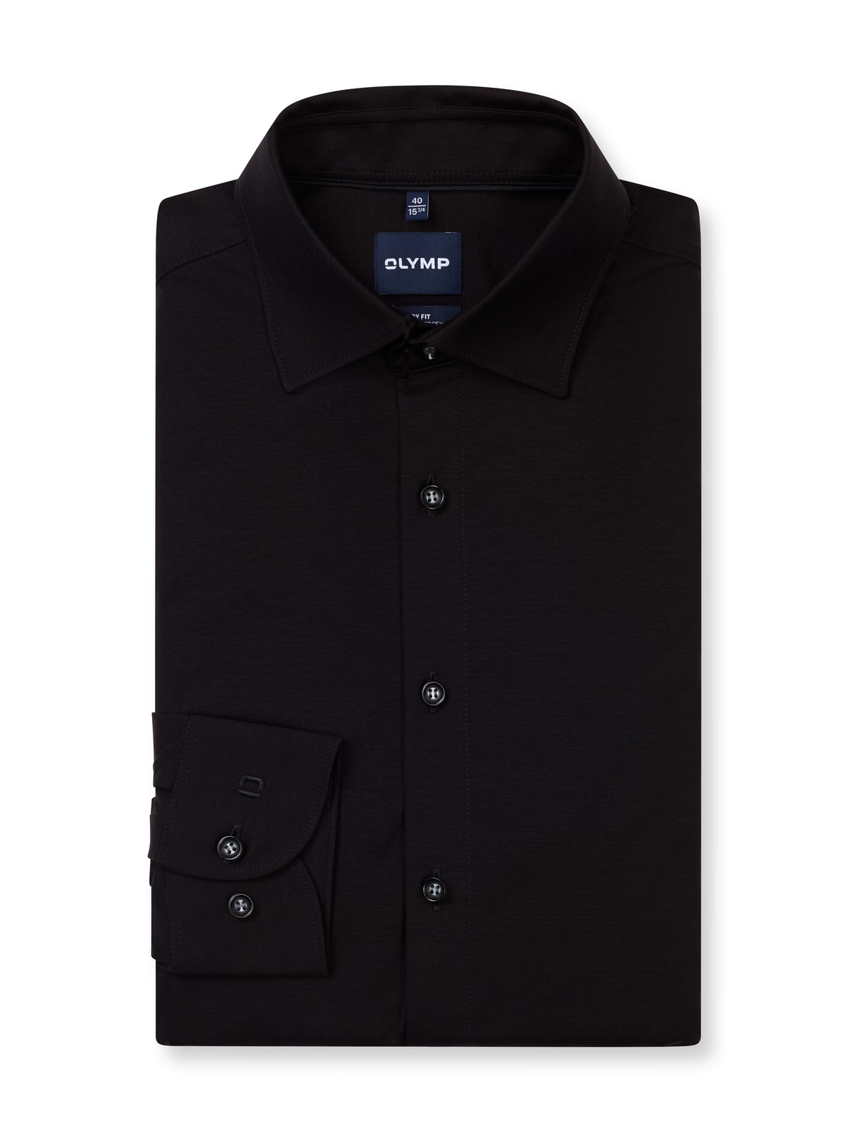 Hemd Herren Schwarz – OLYMP Level Five 24/Seven Body Fit Extra langer Arm