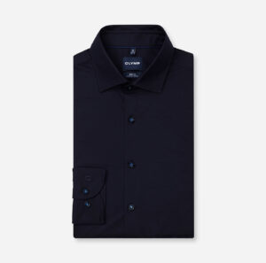 Hemd Herren Marine – OLYMP Level Five 24/Seven Body Fit Extra langer Arm