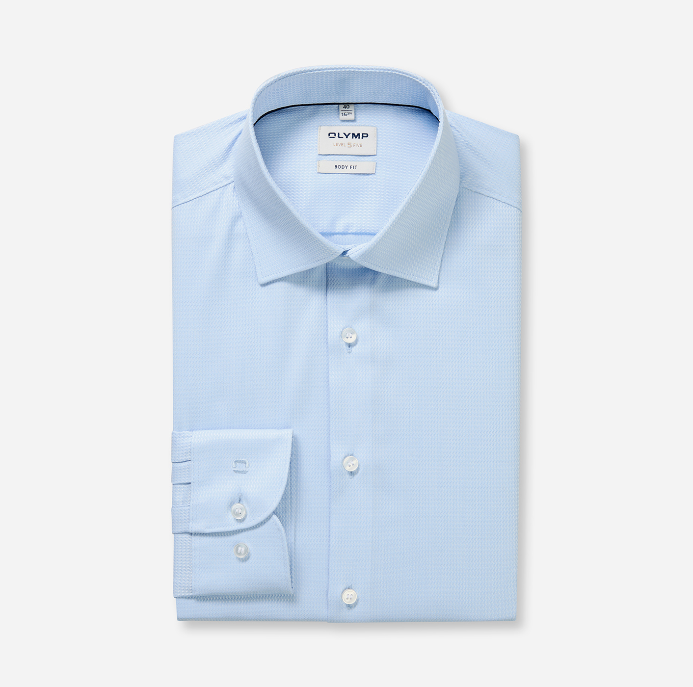 Hemd Herren Bleu – OLYMP Level Five Body Fit