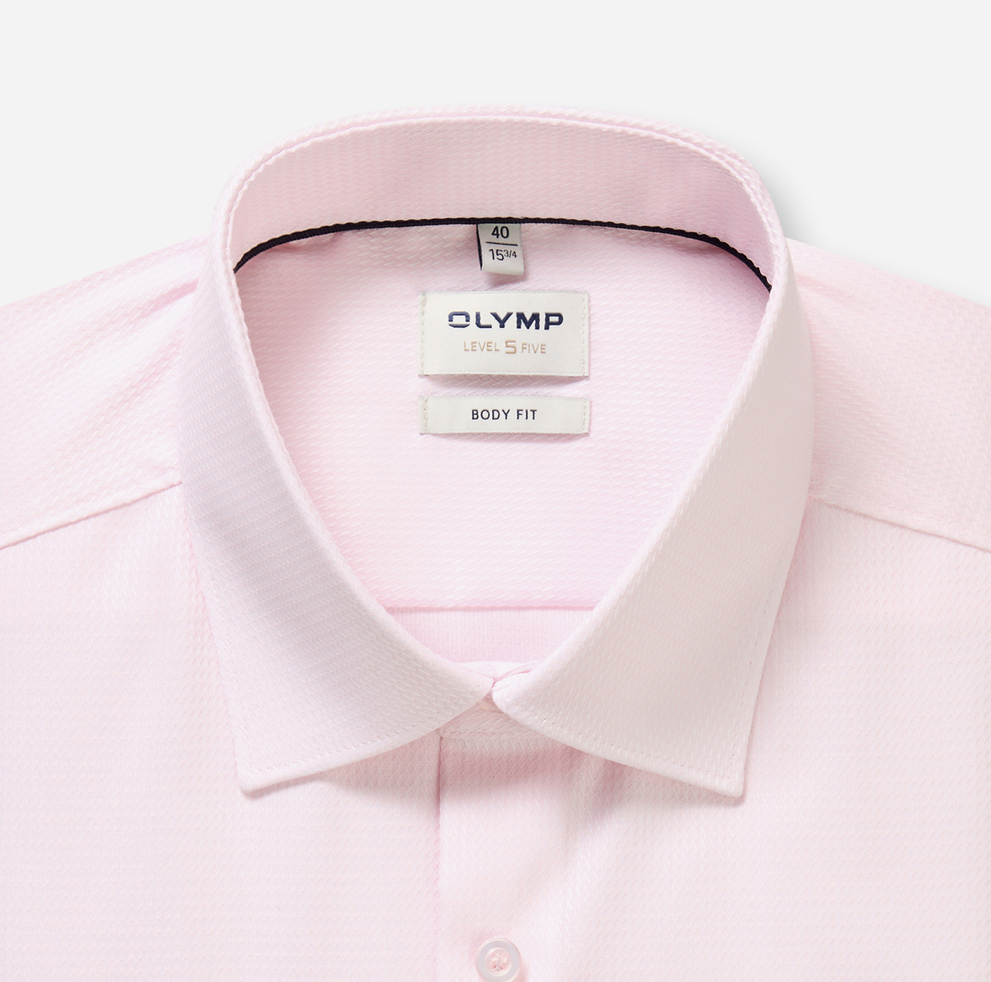 Hemd Herren Rose – OLYMP Level Five Body Fit, Detailansicht