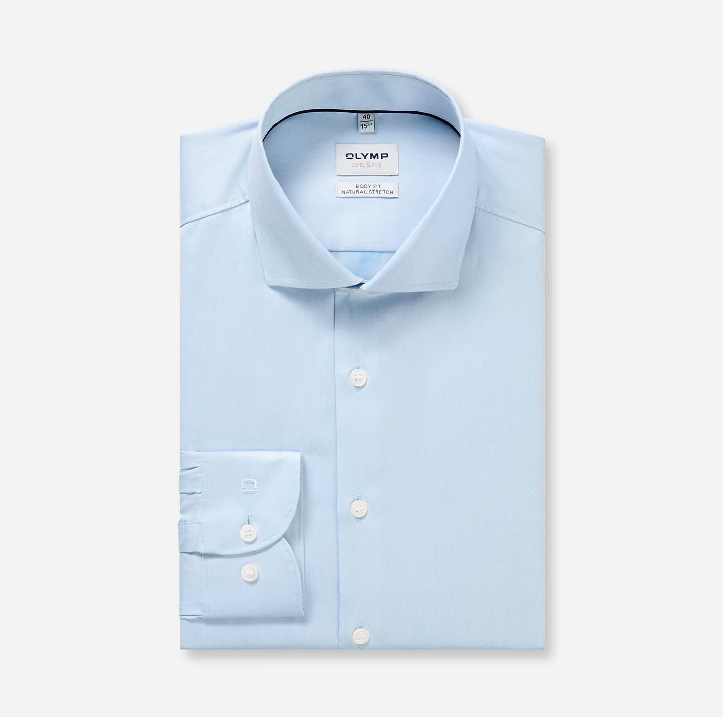 Hemd Herren Bleu – OLYMP Level Five Body Fit