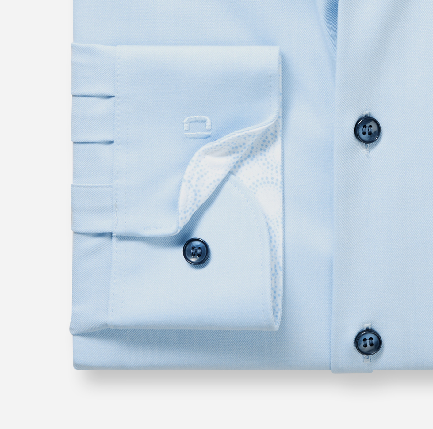 Hemd Herren Bleu – OLYMP Level Five 24/Seven Body Fit, Detailansicht