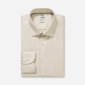 Hemd Herren Beige – OLYMP Level Five Body Fit