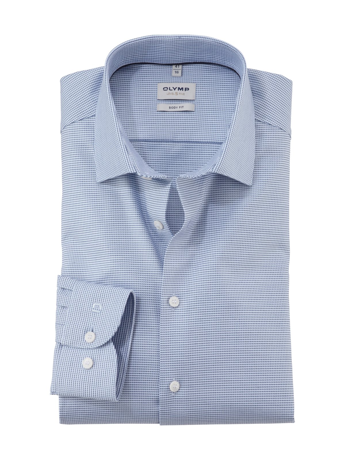 Hemd Herren Bleu – OLYMP Level Five Body Fit