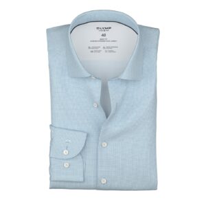 Hemd Herren Bleu – OLYMP Level Five 24/Seven Body Fit
