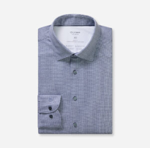 Hemd Herren Bleu – OLYMP Level Five 24/Seven Body Fit