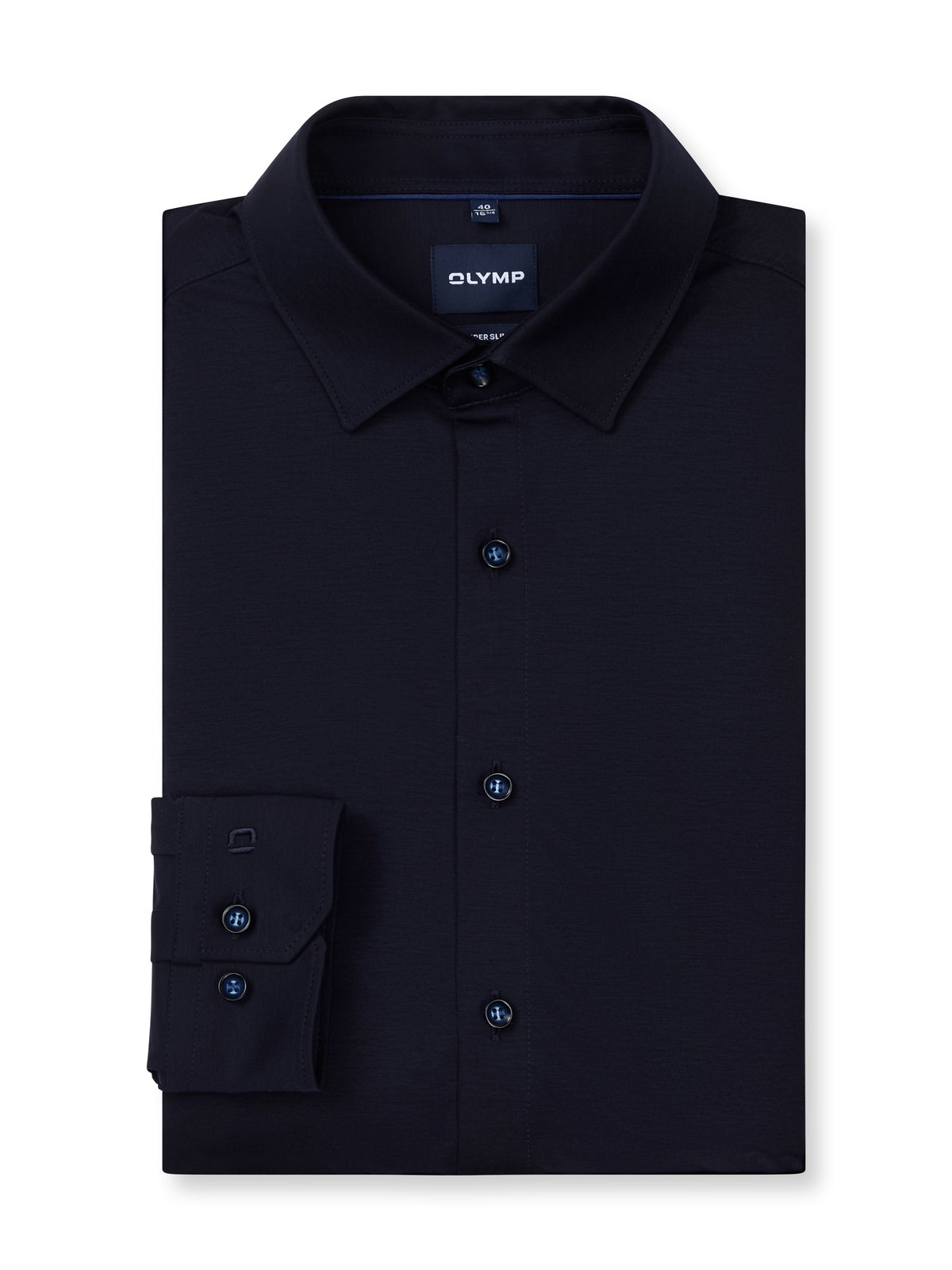 Hemd Herren Marine – OLYMP No. Six 24/Seven Super Slim