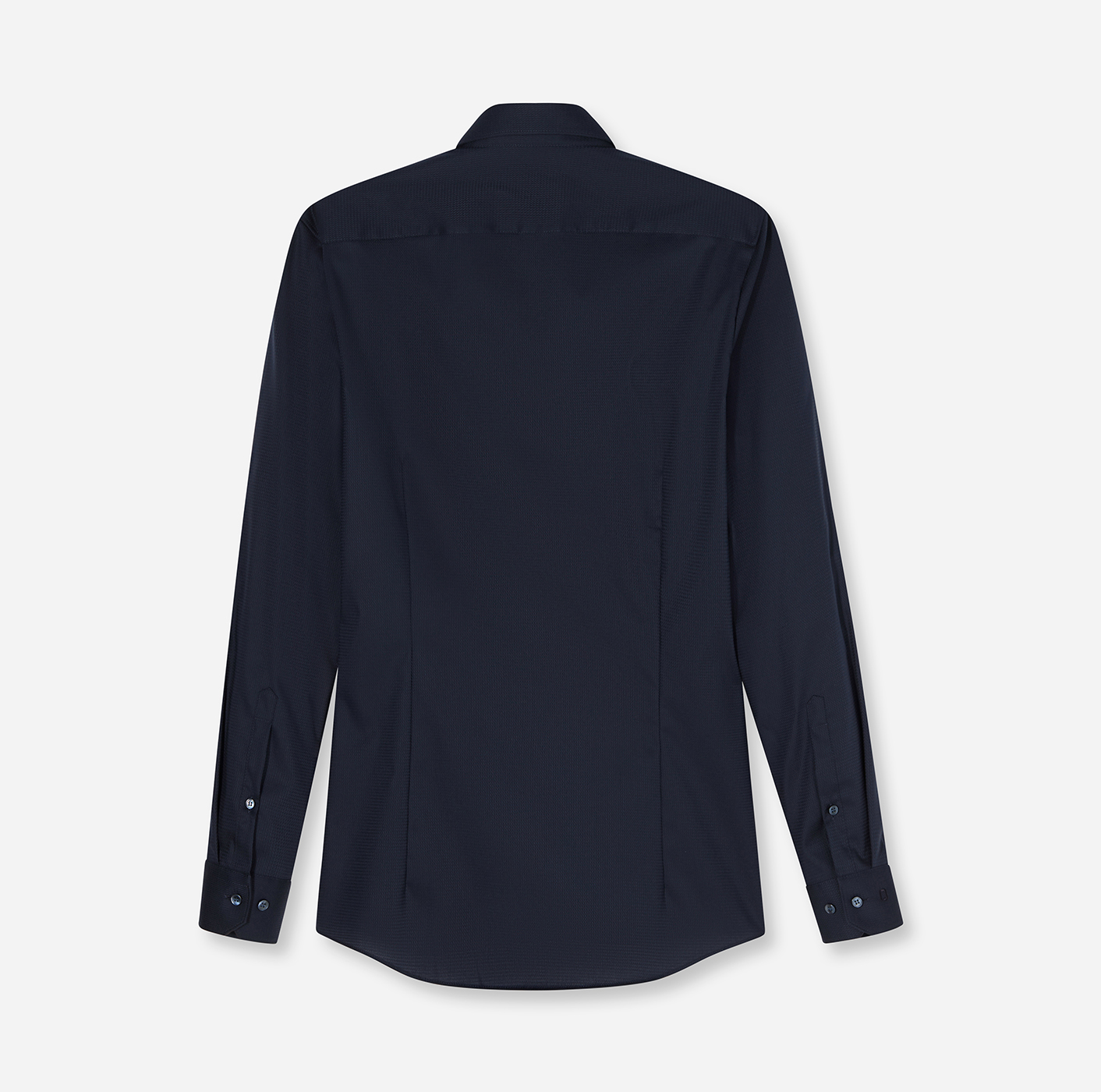 Hemd Herren Marine – OLYMP No. Six Super Slim, Detailansicht