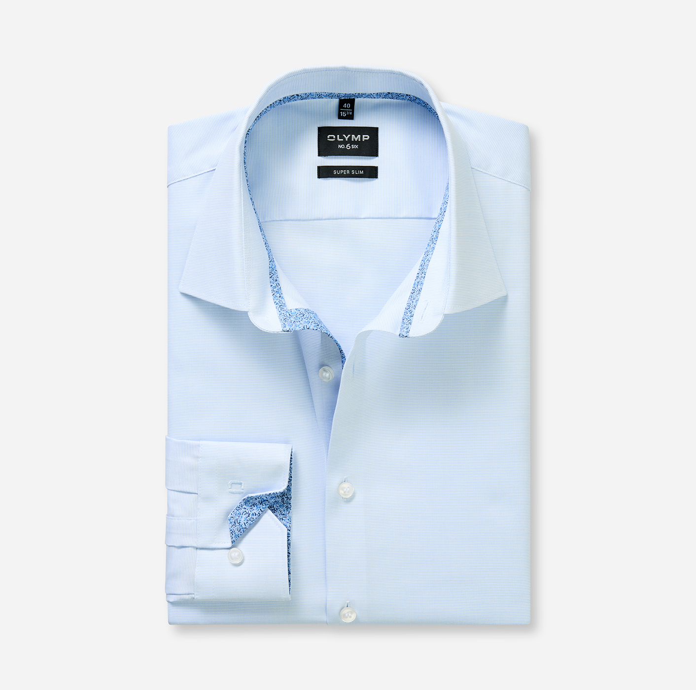 Hemd Herren Bleu – OLYMP No. Six Super Slim