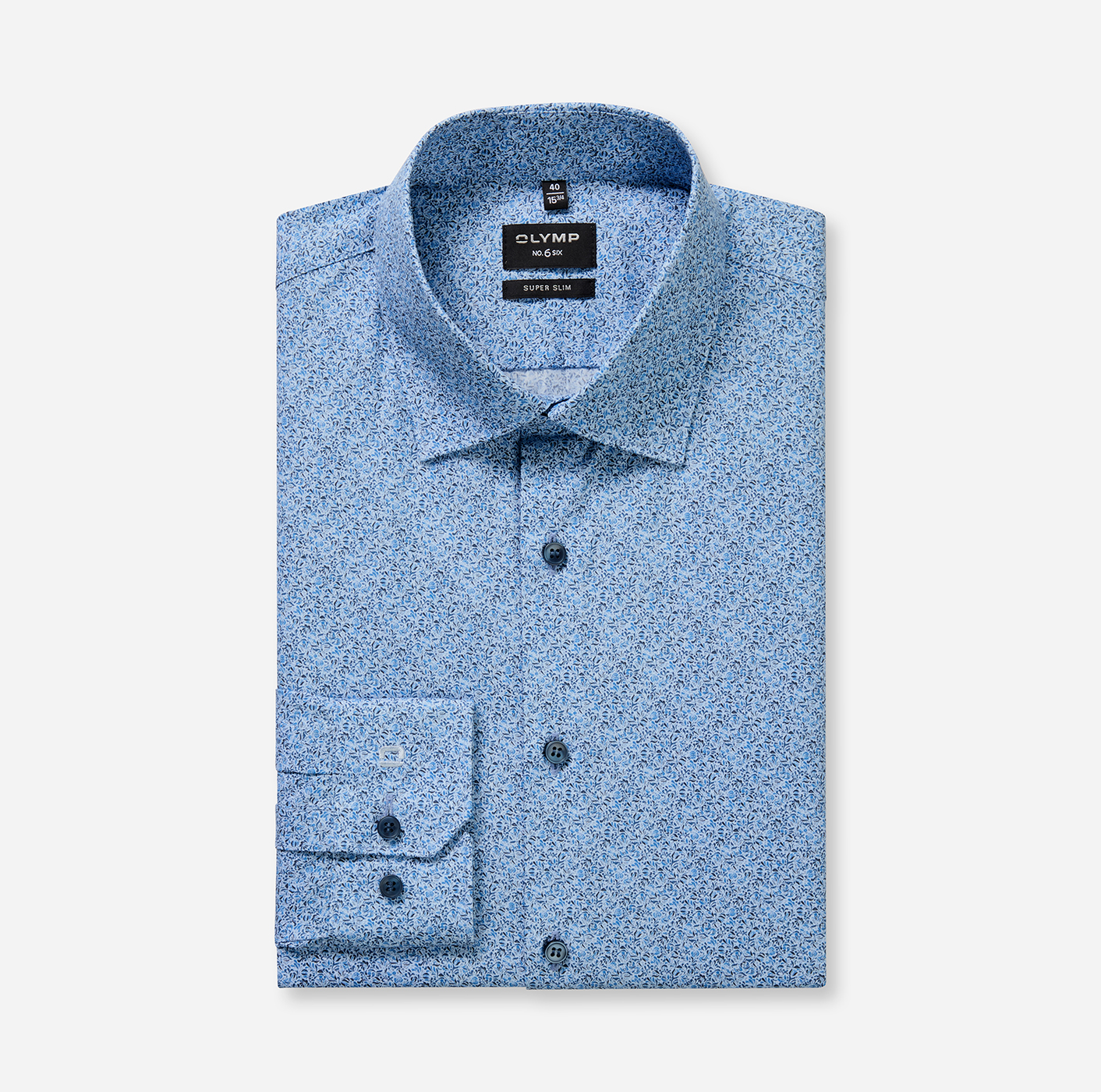 Hemd Herren Bleu – OLYMP No. Six Super Slim