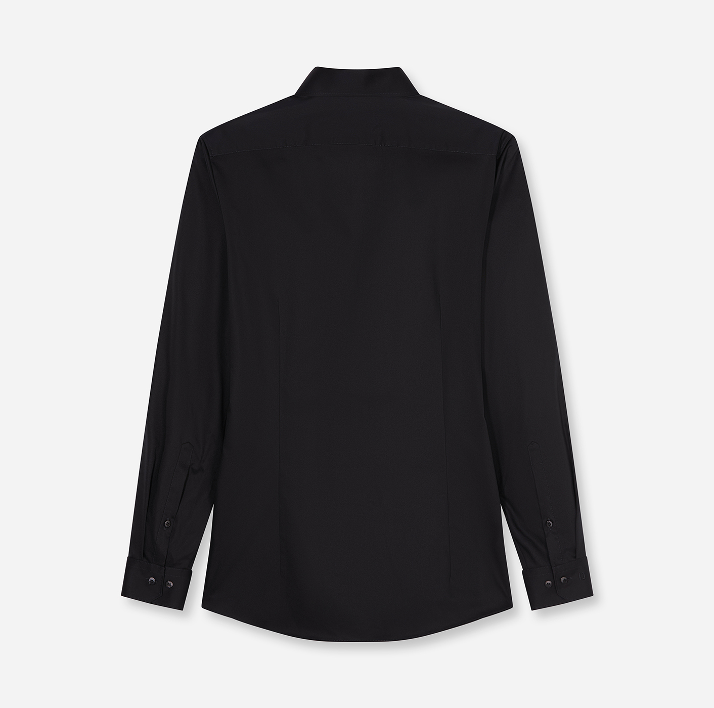 Hemd Herren Schwarz – OLYMP No. Six Super Slim, Detailansicht