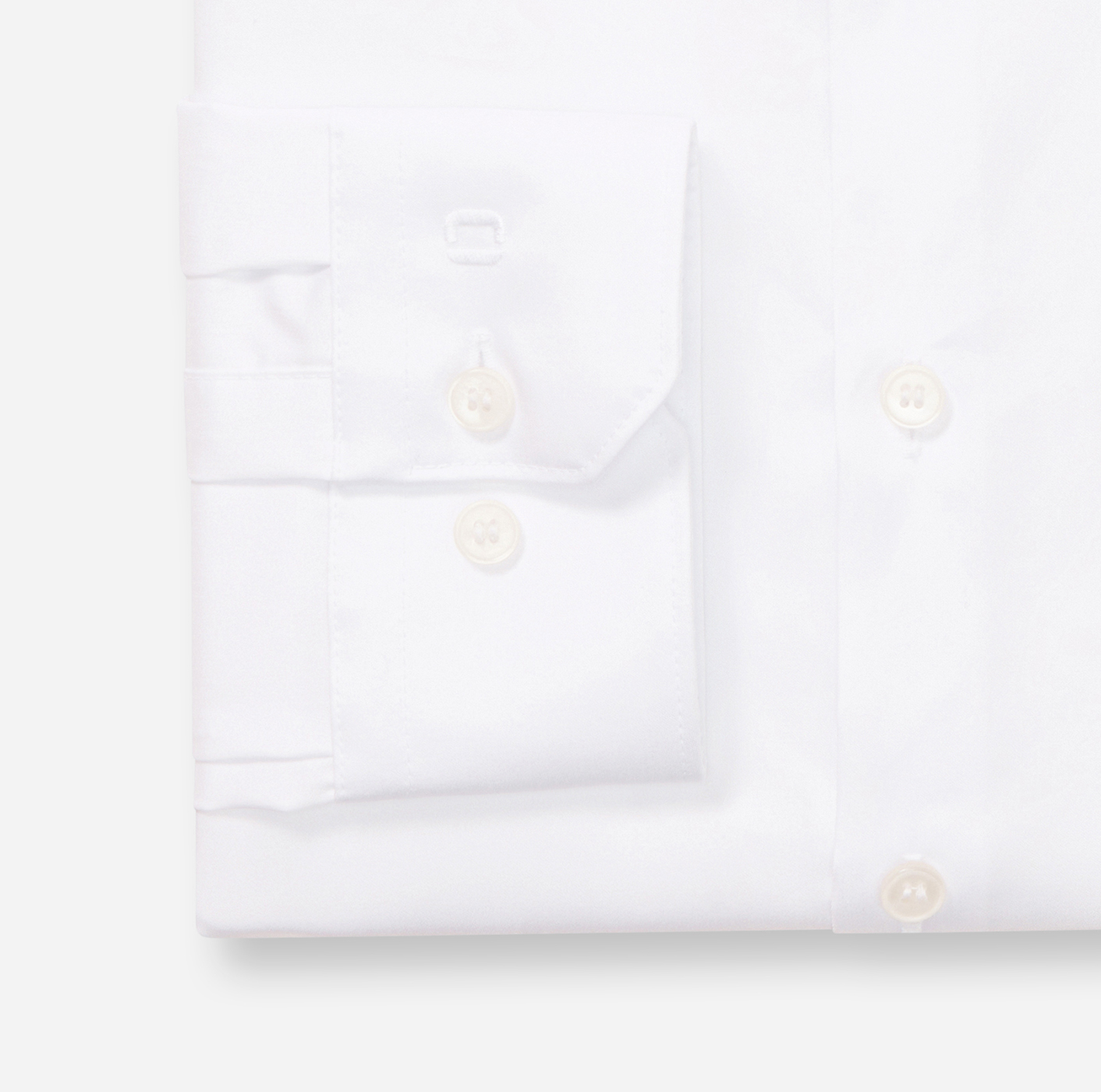 Hemd Herren Weiß – OLYMP No. Six Super Slim, Detailansicht