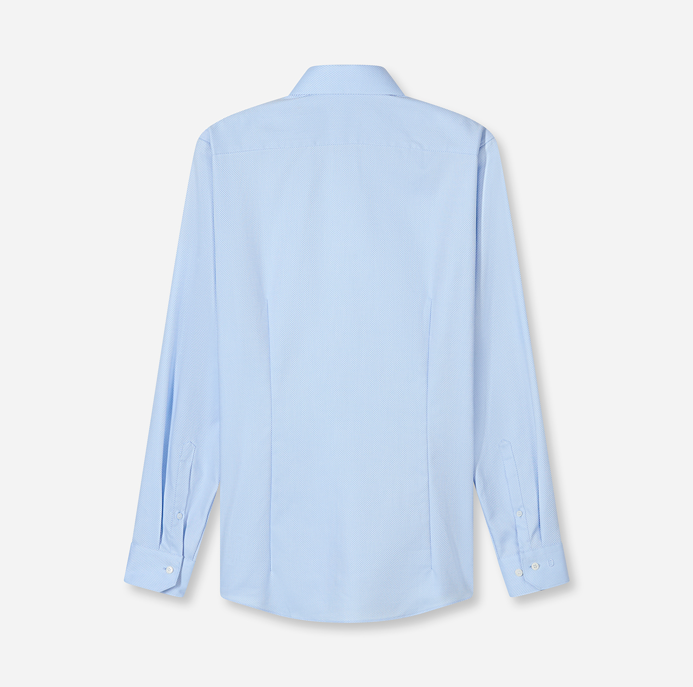 Hemd Herren Bleu – OLYMP No. Six Super Slim, Detailansicht