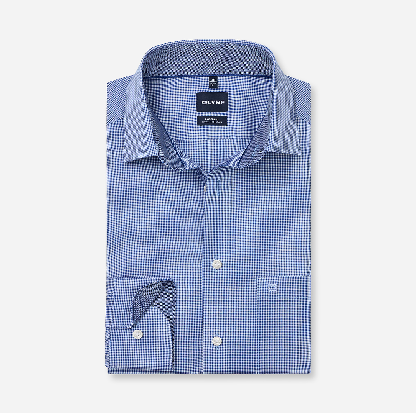 Hemd Herren Royal – OLYMP Luxor Modern Fit, Detailansicht