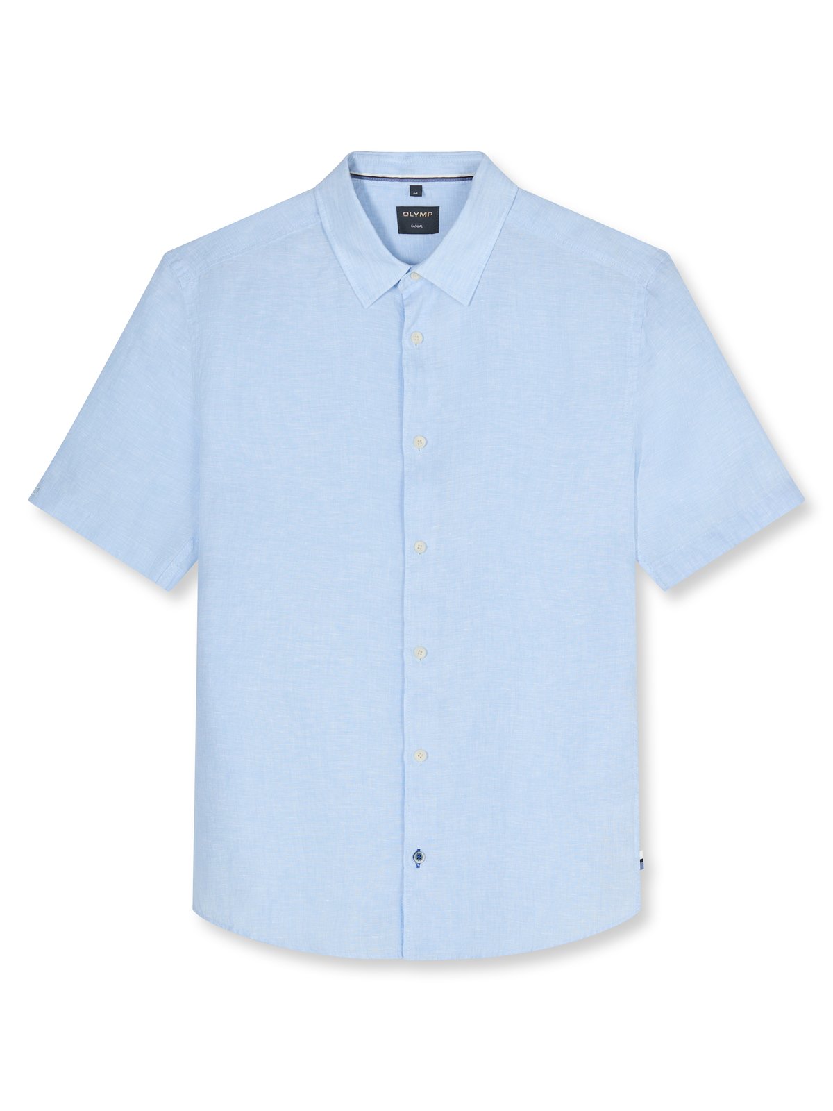 Hemd Herren Hellblau – OLYMP Casual Regular Fit, Detailansicht