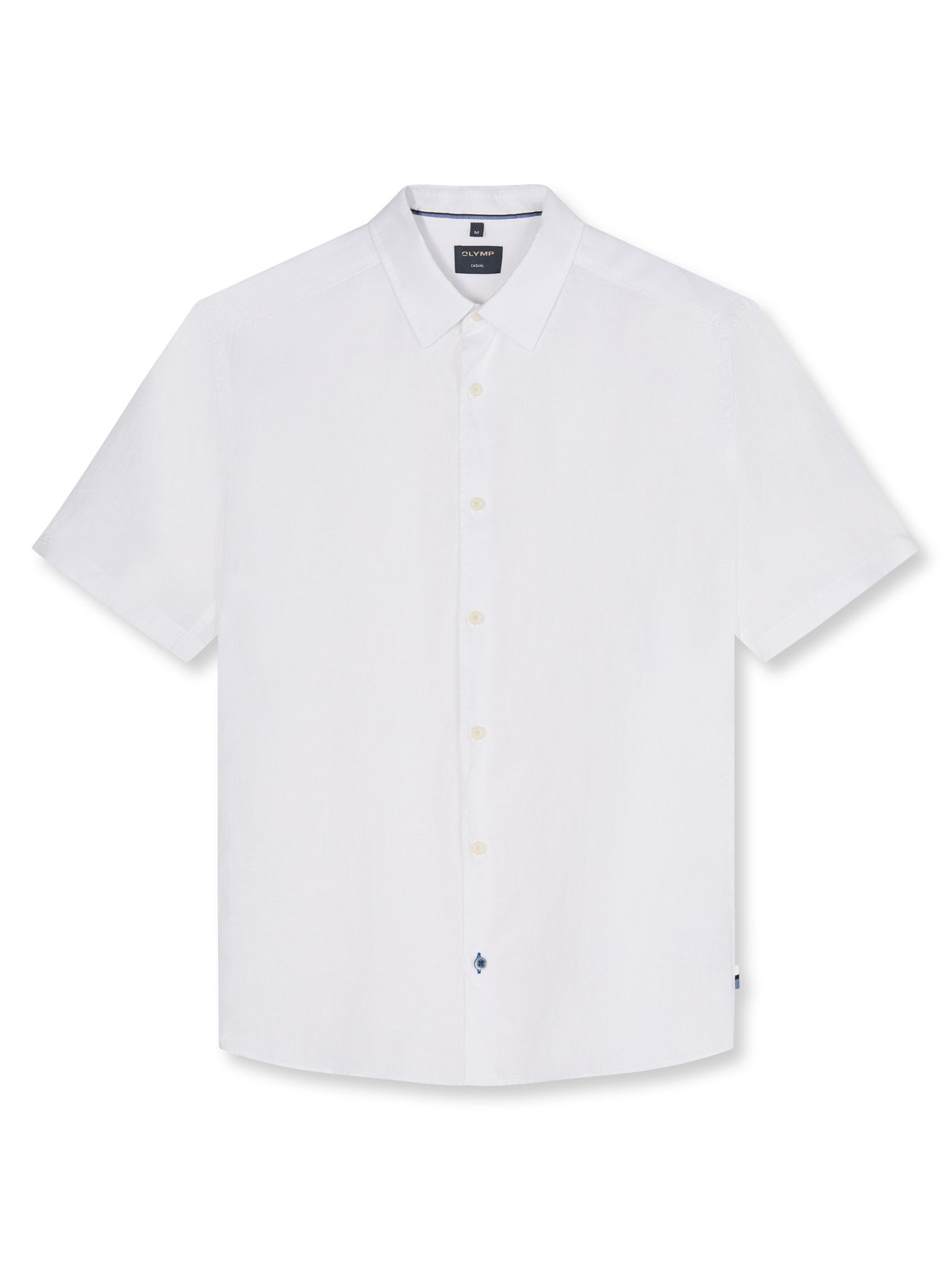 Hemd Herren Weiß – OLYMP Casual Regular Fit, Detailansicht