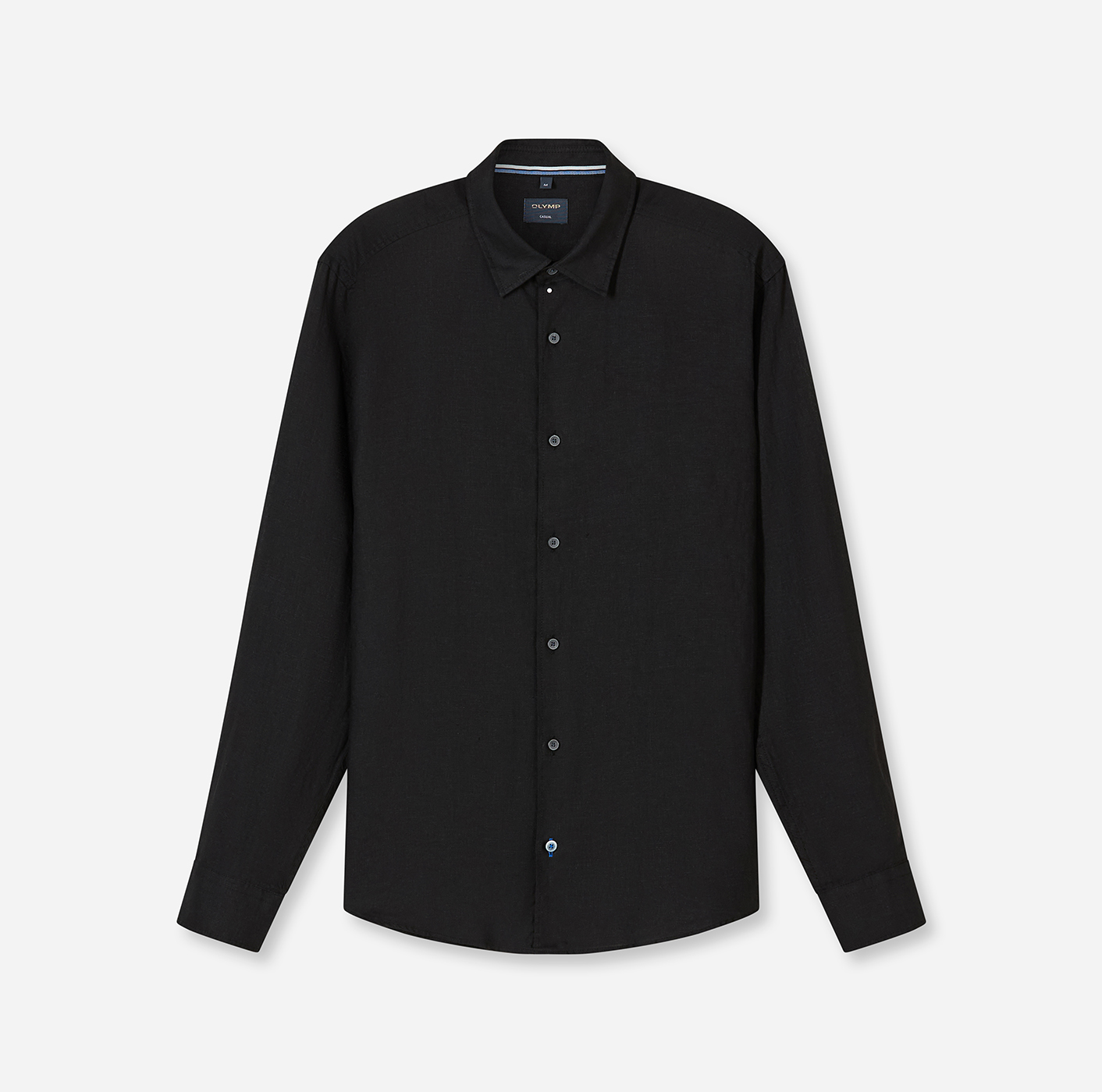 Hemd Herren Schwarz – OLYMP Casual Regular Fit