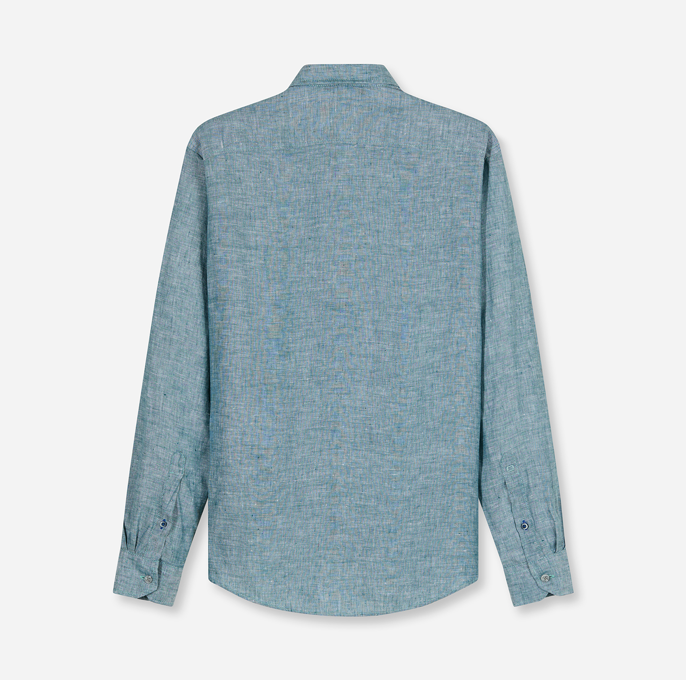 Hemd Herren Smaragd – OLYMP Casual Regular Fit, Detailansicht