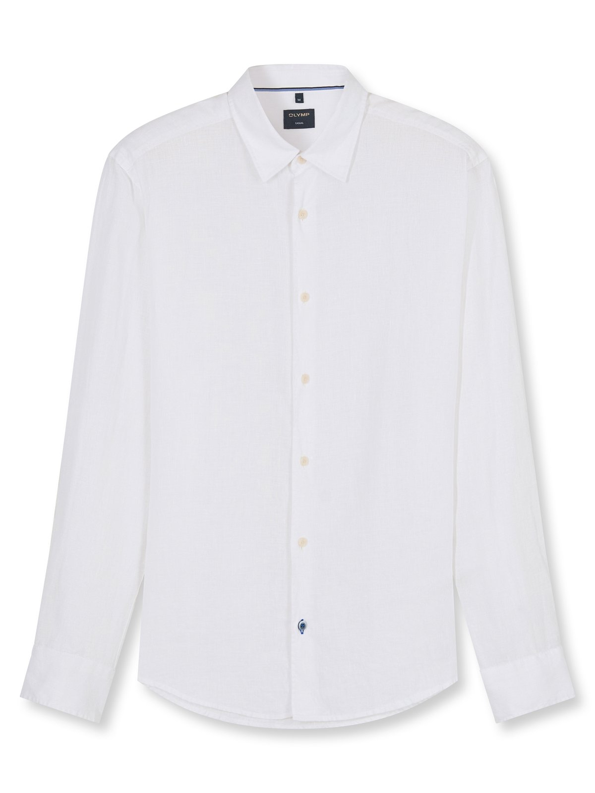 Hemd Herren Weiß – OLYMP Casual Regular Fit, Detailansicht